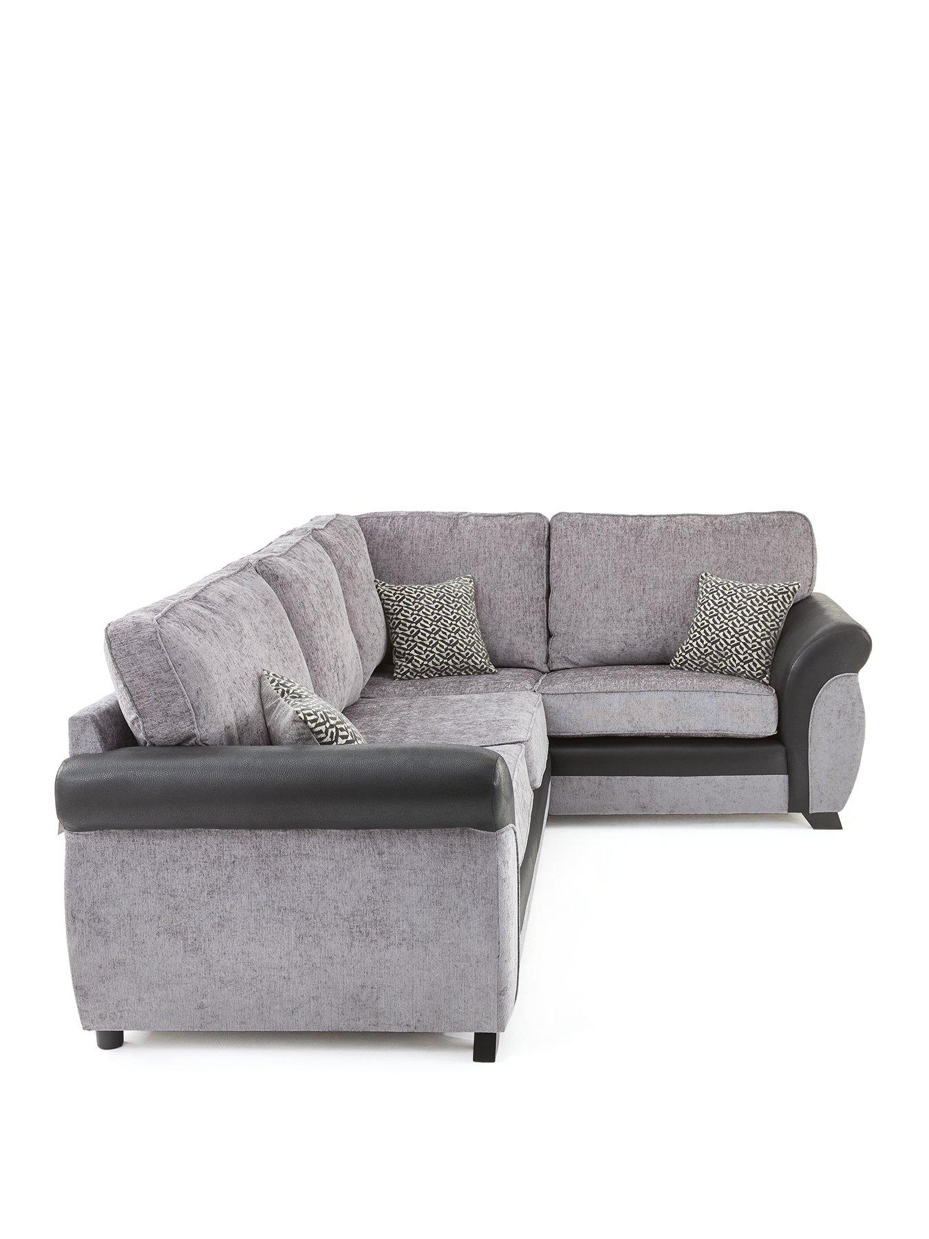 Image 3 of 6 of Very Home Marino Right Hand Standard Back Corner Sofa - Made in the UK