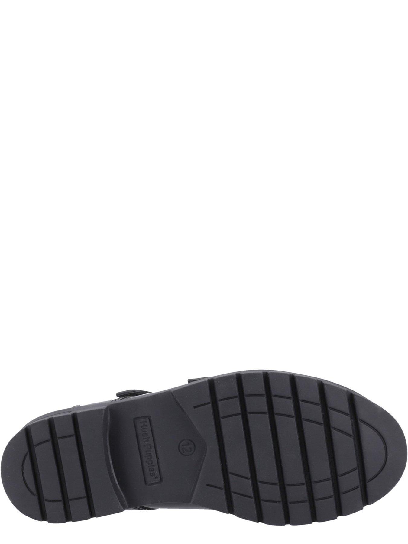  image of hush-puppies-ella-patent-snr-school-shoe-black