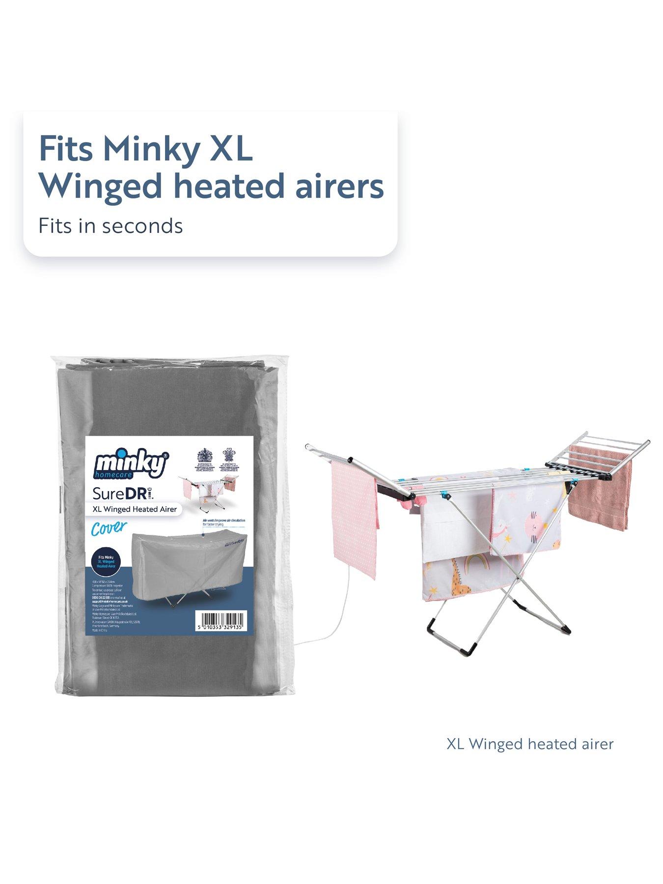  image of minky-surdri-xl-winged-heated-airer-cover