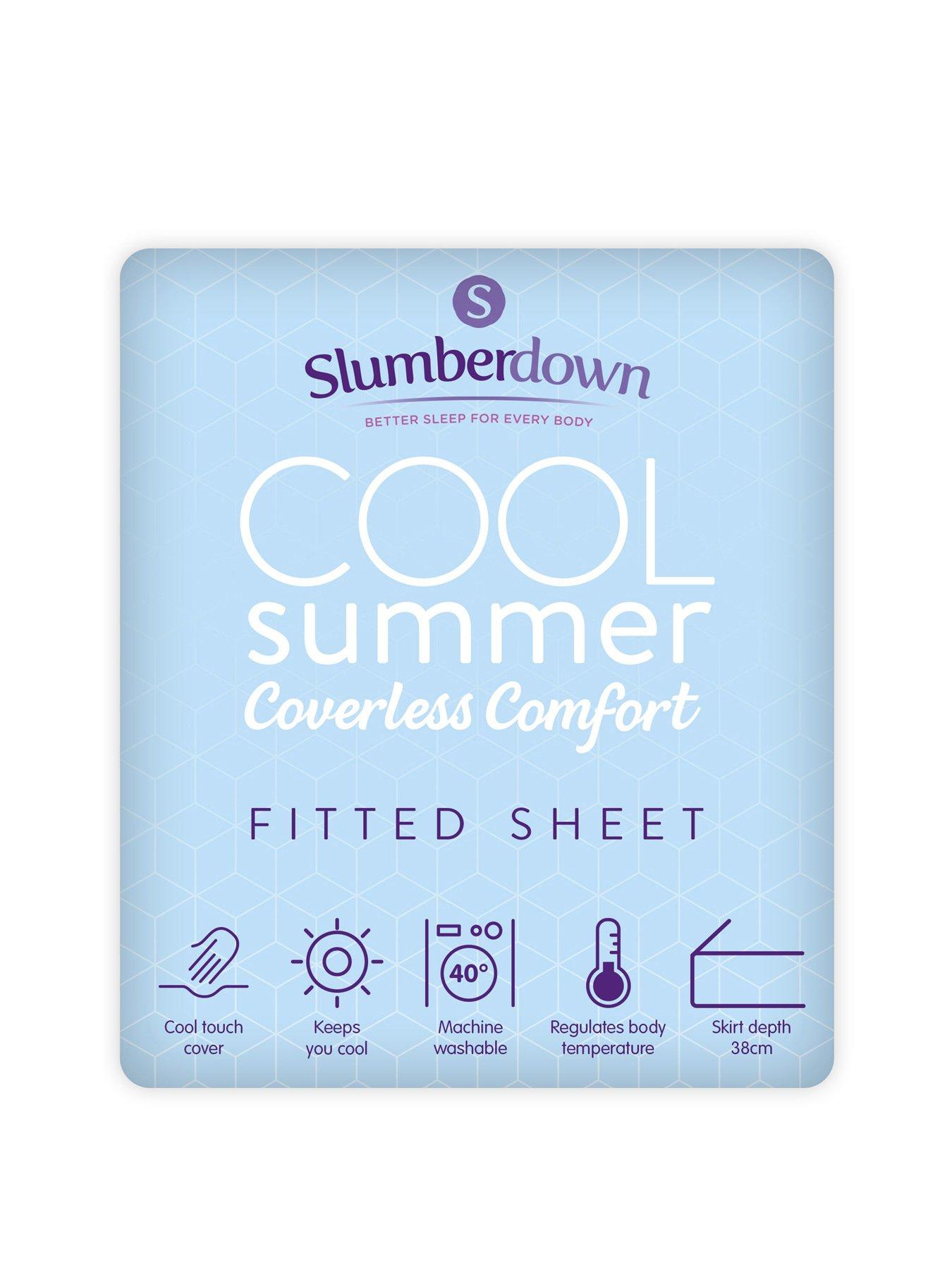 slumberdown-cool-summer-fitted-bedsheet-double--blue