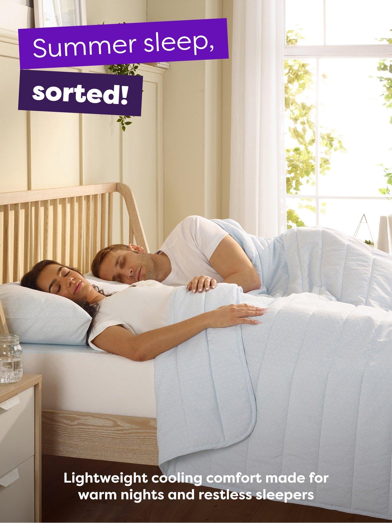 Image 6 of 7 of Slumberdown Cool Summer Coverless Comfort Duvet- Blue