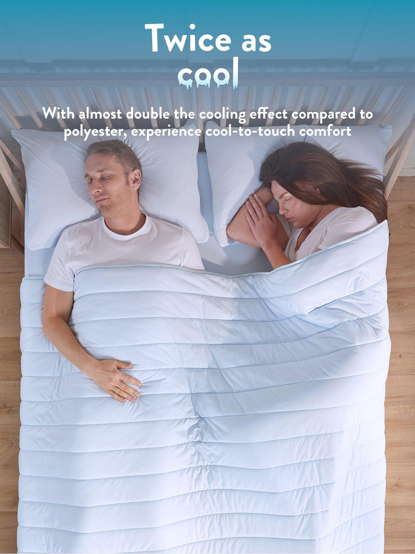  image of slumberdown-coolsleep-ultra-cool-touch-summer-duvet-blue