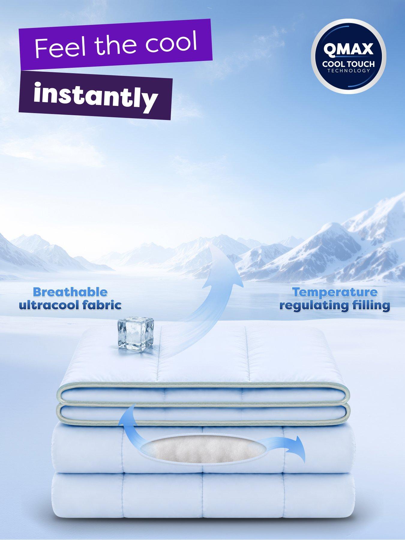 Image 3 of 7 of Slumberdown CoolSleep Ultra Cool Touch Summer Duvet - Blue