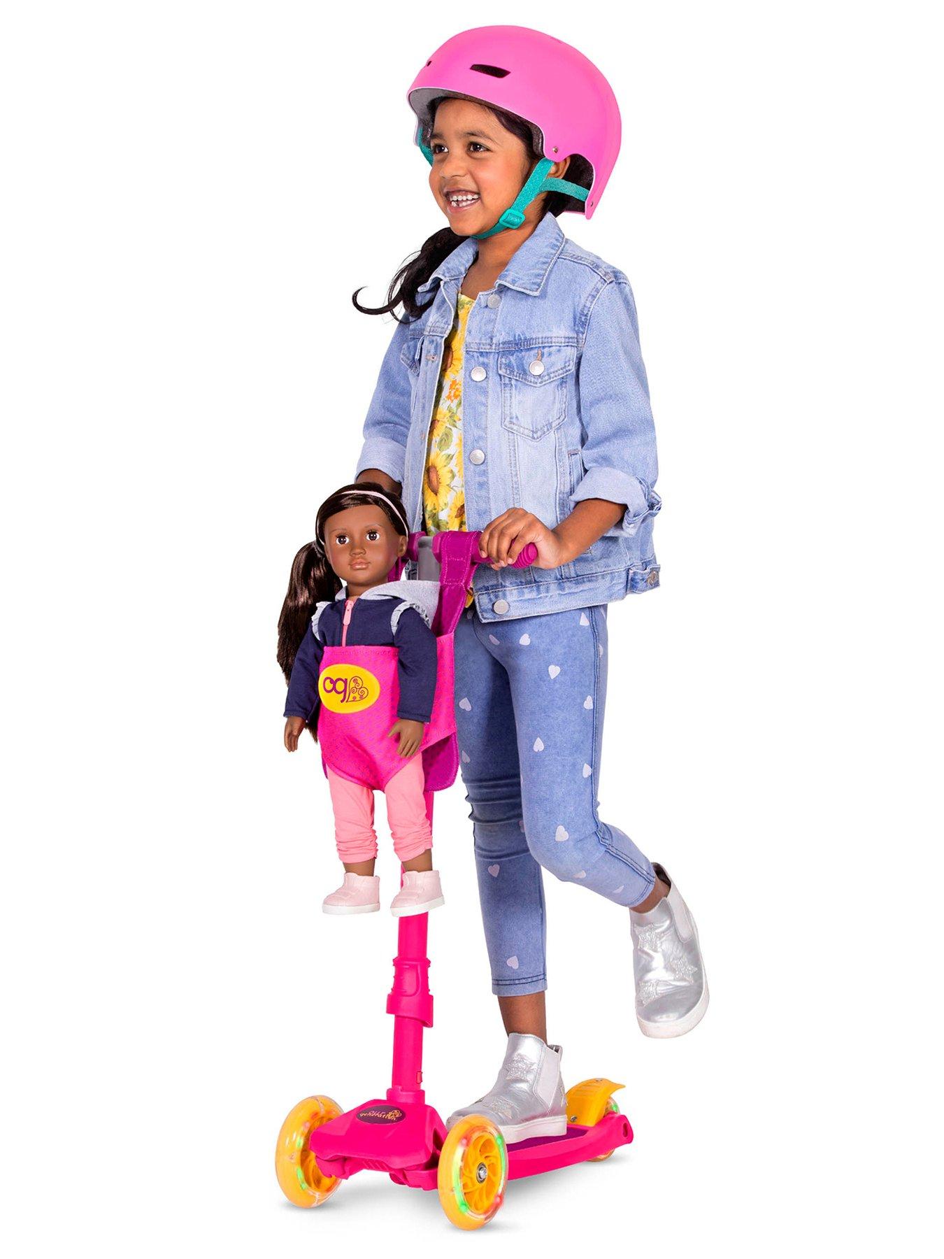 Image 2 of 3 of Our Generation By My Side Kids Scooter &amp; 46 cm Doll Carrier