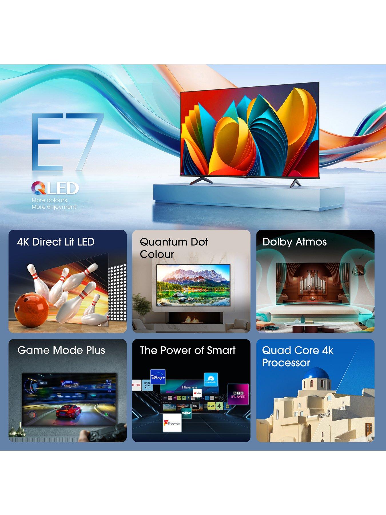  image of hisense-65e7nqtuk-65-inch-entry-qled-smart-tv