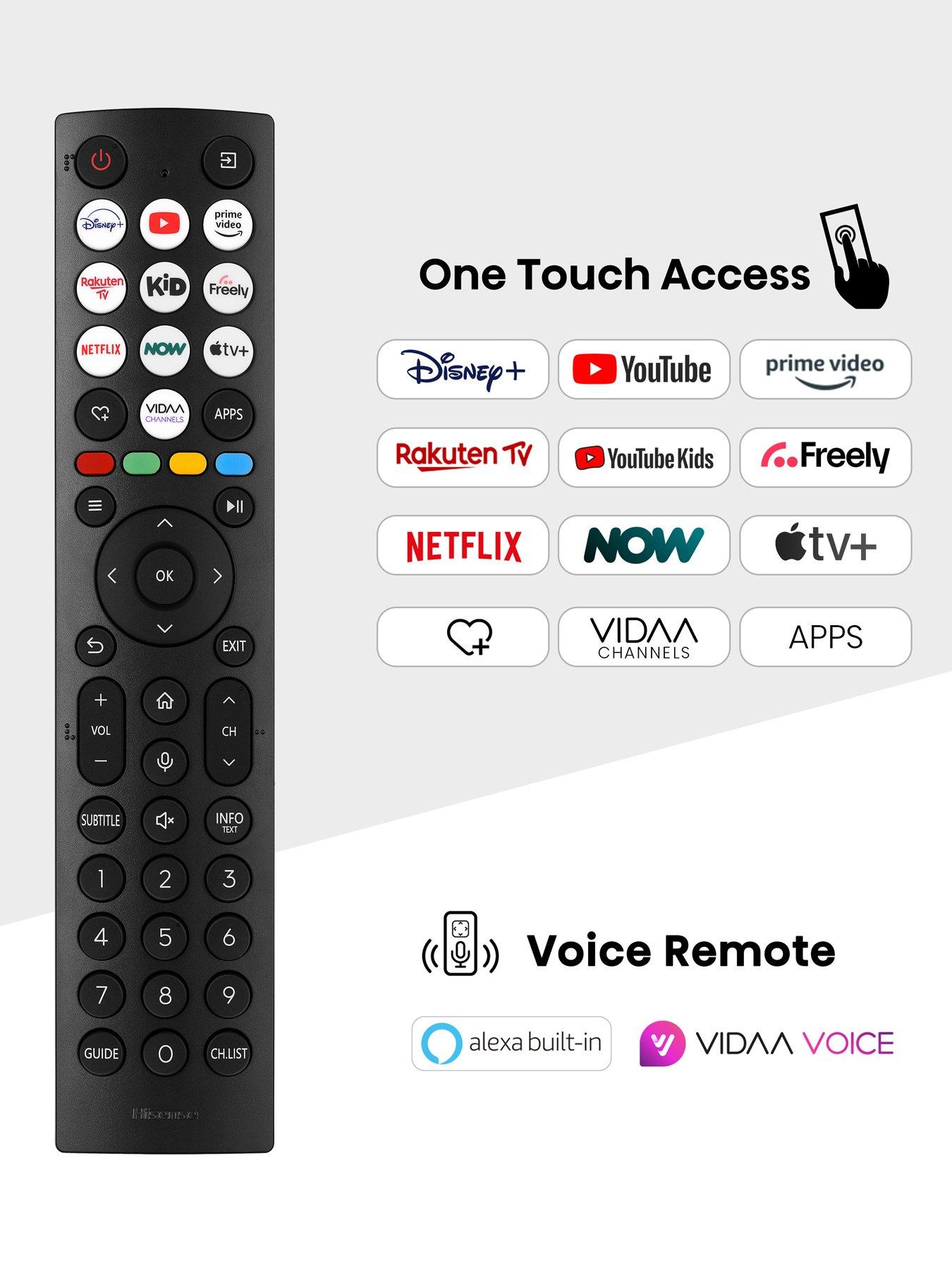  image of hisense-55u6nqtuk-55-inch-mini-led-4k-hdrnbspsmart-tv