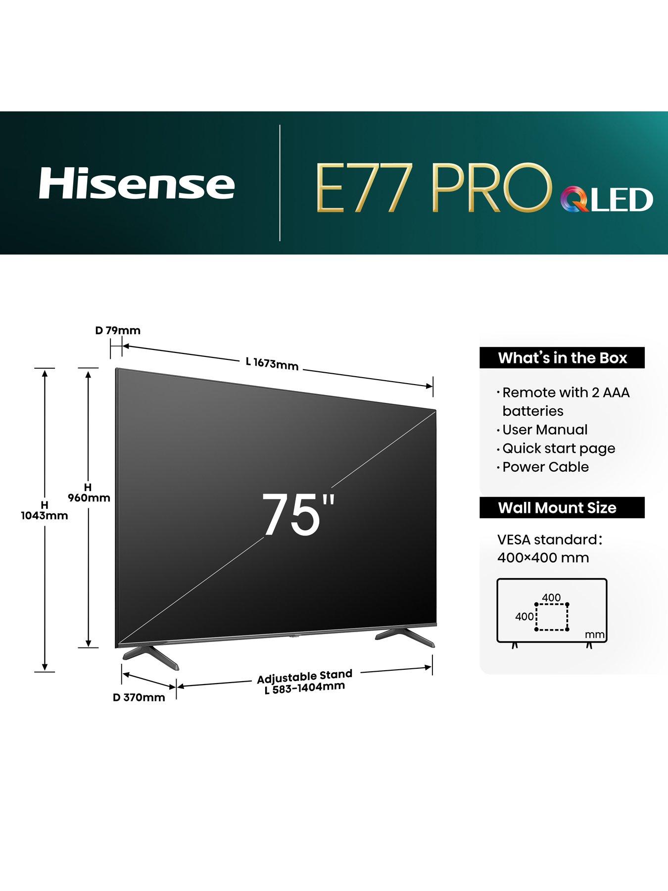  image of hisense-75e77nqtuk-pro-75-inch-qled-4k-hdrnbspsmart-tv