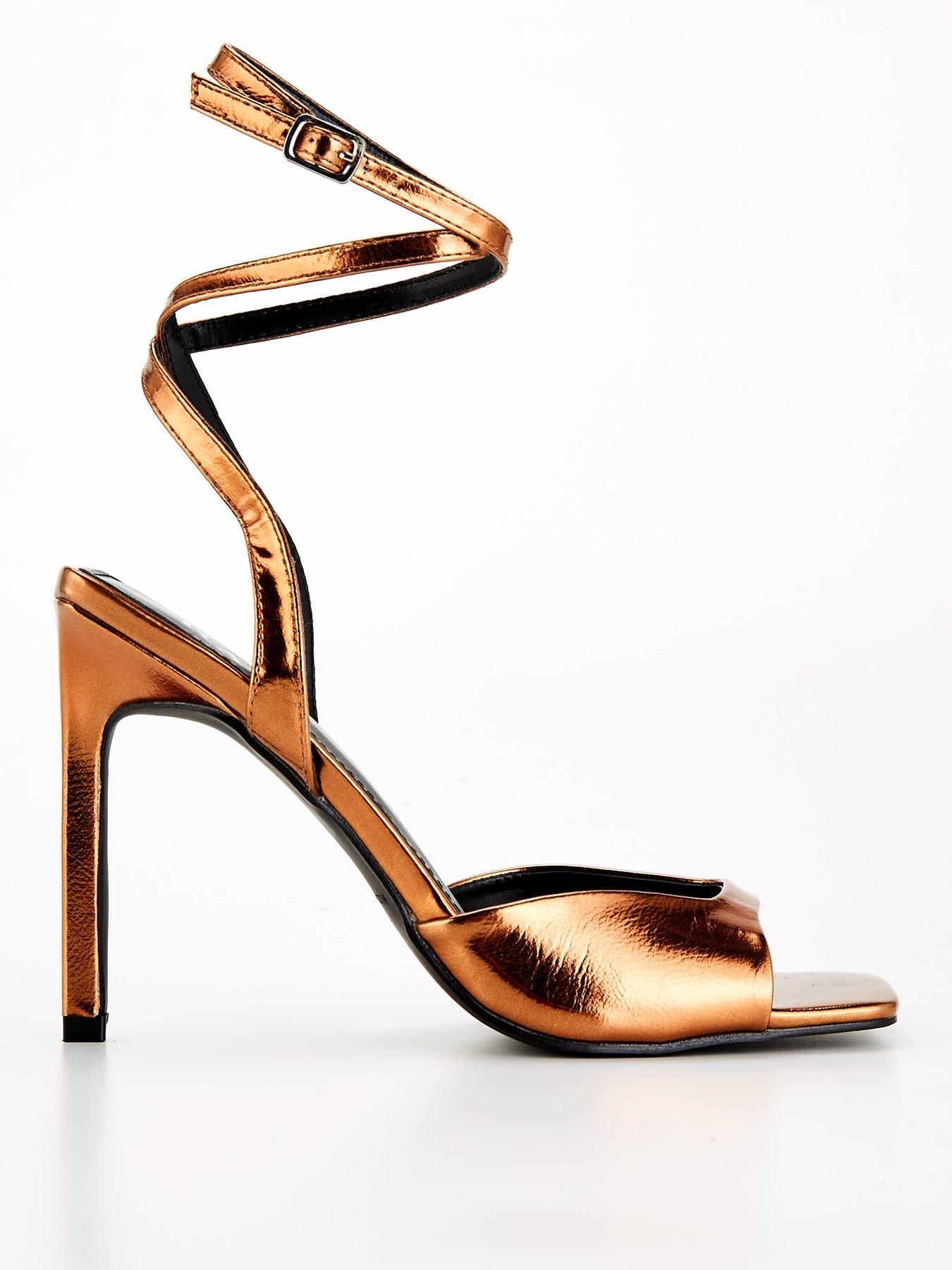 undefined Cobie Heeled Sandal - Bronze