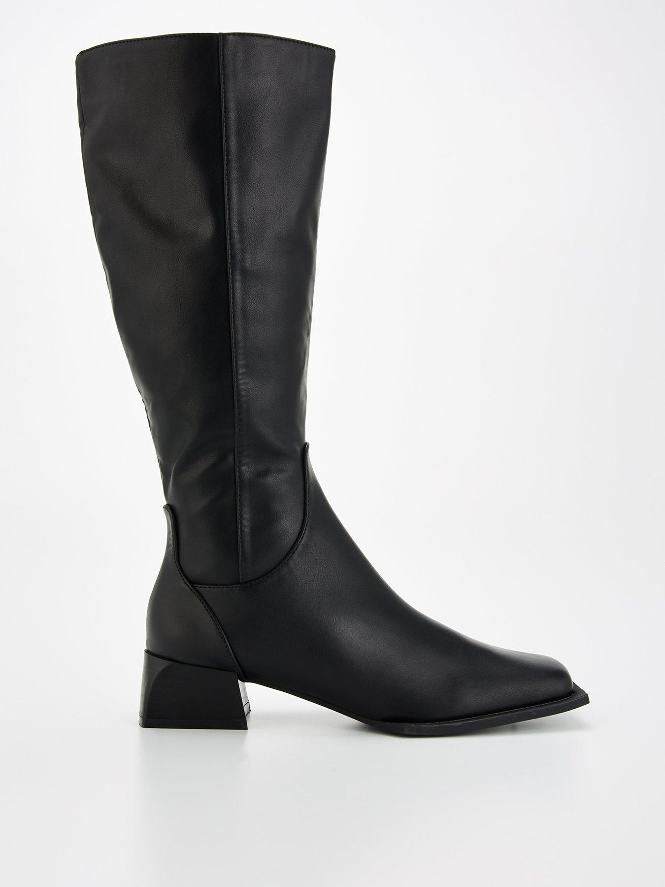 undefined Elixir Knee High Boots - Black