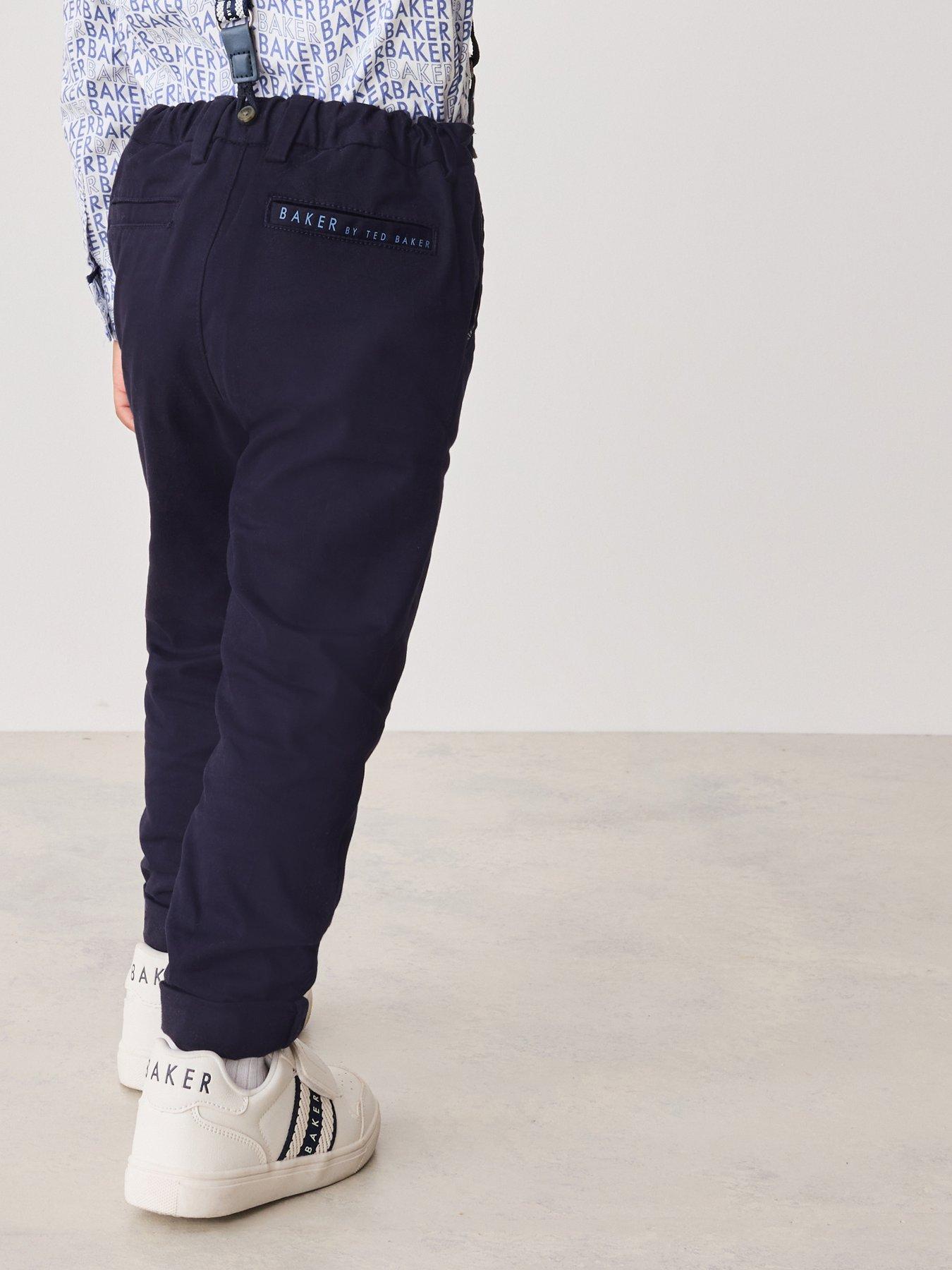 Ted Baker Toddler Boys Brace Shirt and Trouser Set Navy