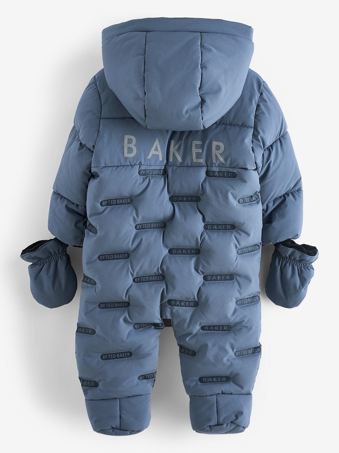 Ted Baker Baby Padded Snowsuit Navy littlewoods