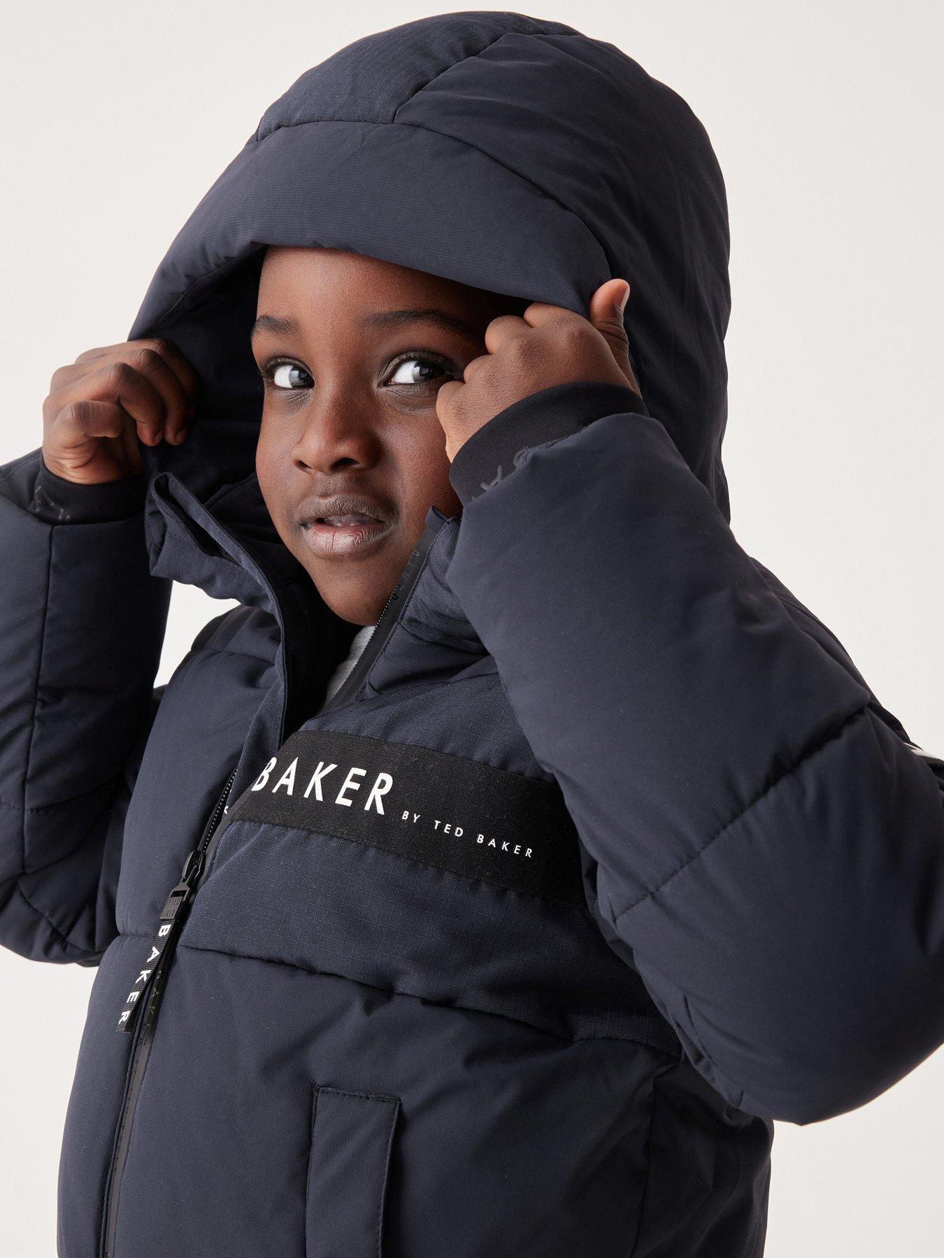Ted Baker Baker By Ted Baker Navy Back To School Padded Coat