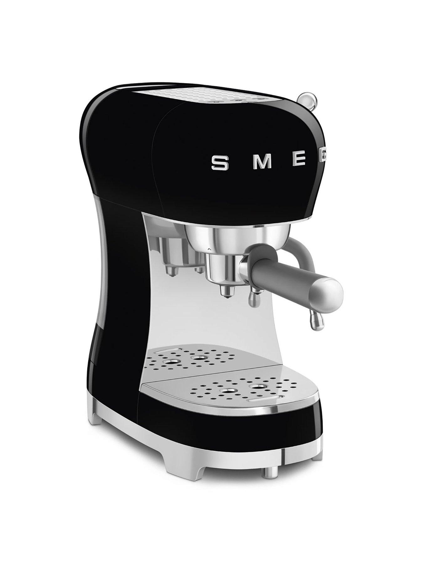  image of smeg-ecf02-espresso-coffee-machine-black