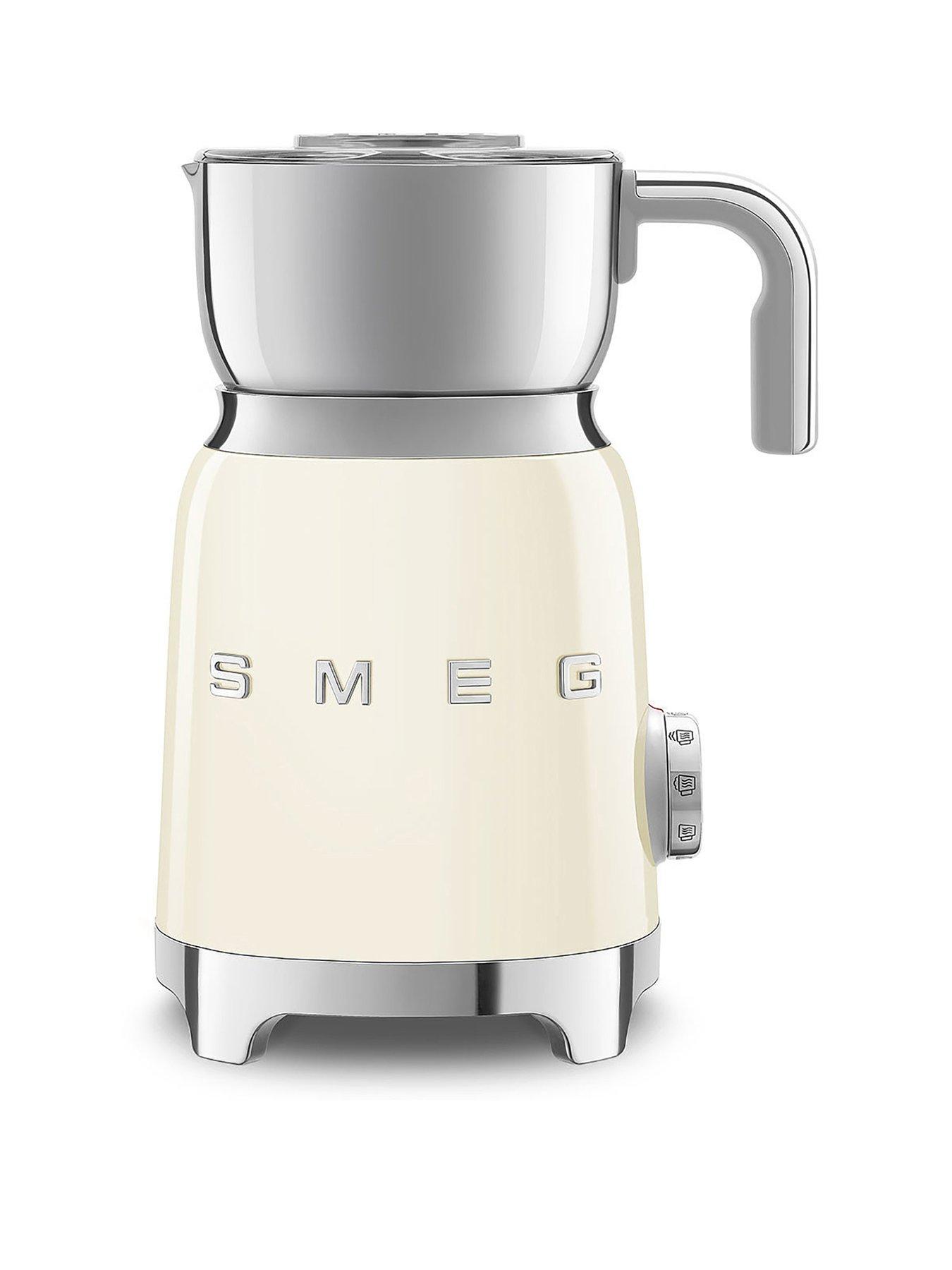 Smeg MFF11 Milk Frother with Tritan™ Renew Lid - Cream