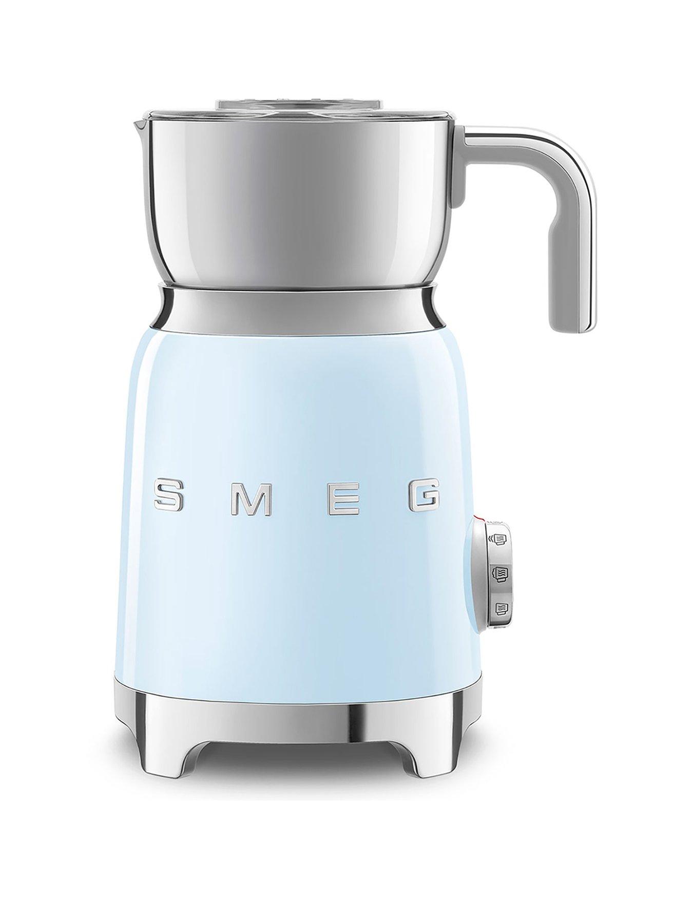Smeg MFF11 Milk Frother with Tritan™ Renew Lid - Pastel Blue