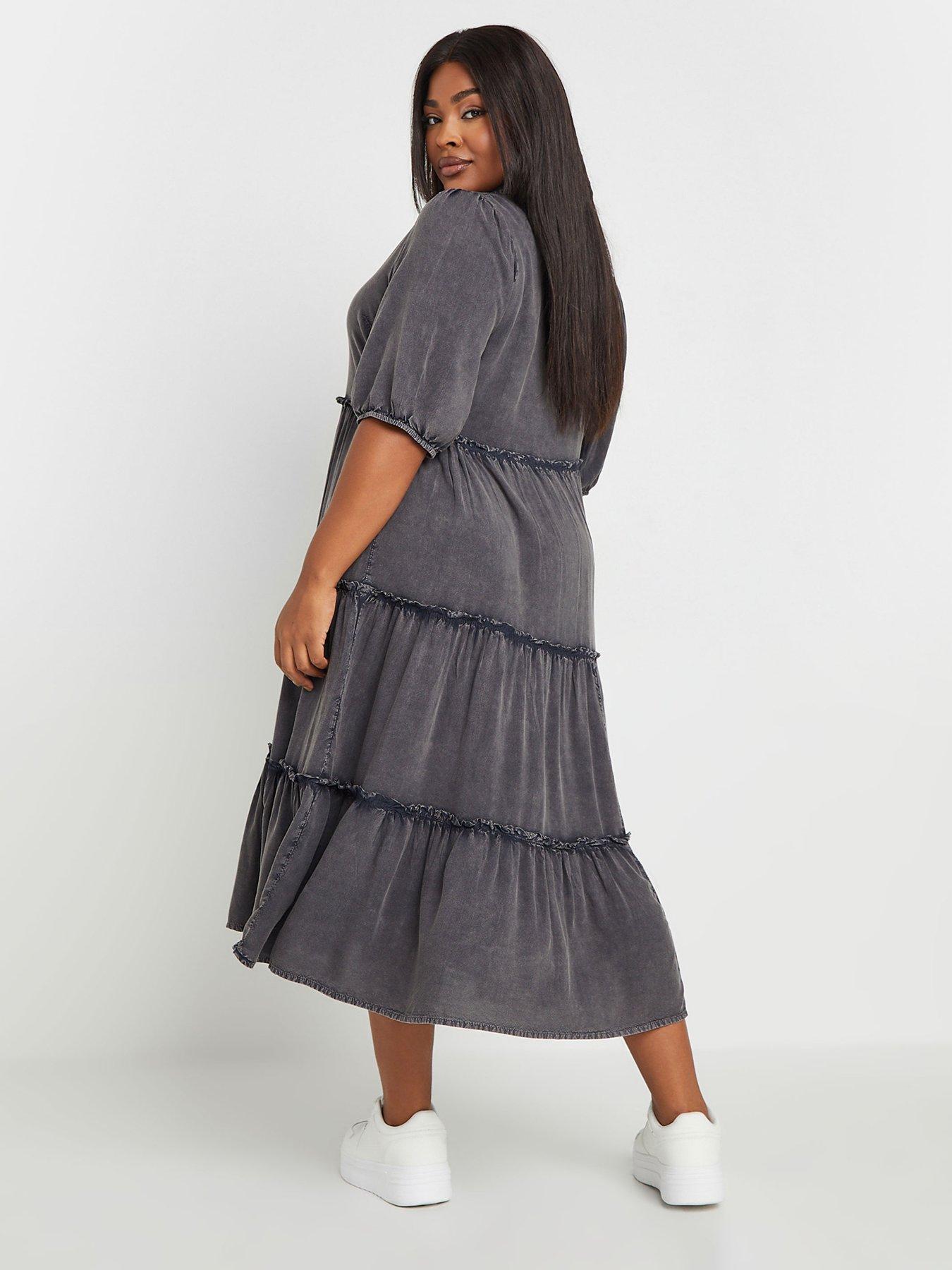  image of yours-curve-wash-shirt-dress