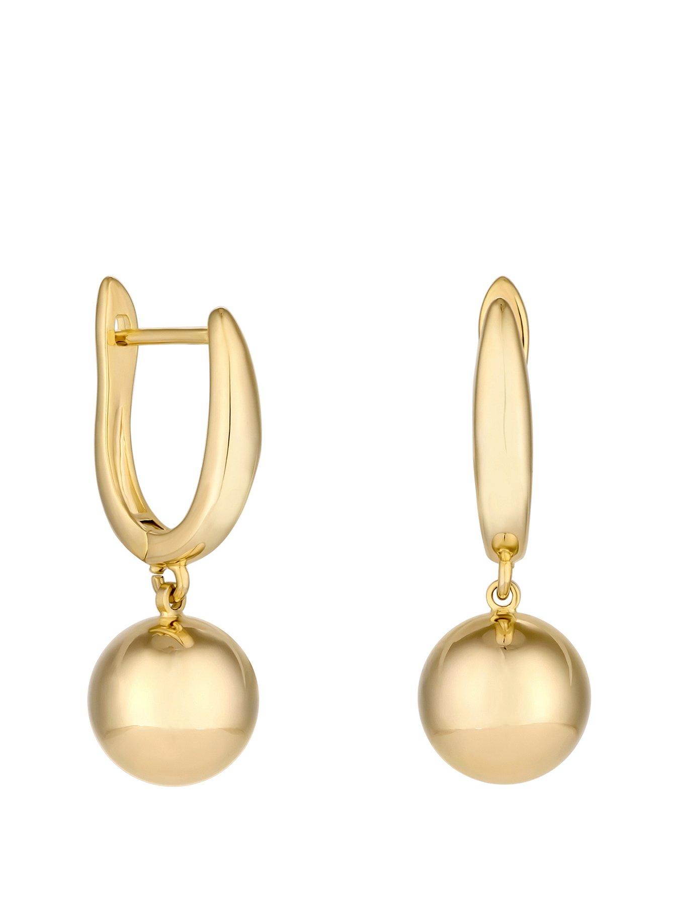 jon-richard-gold-plated-polished-orb-earrings