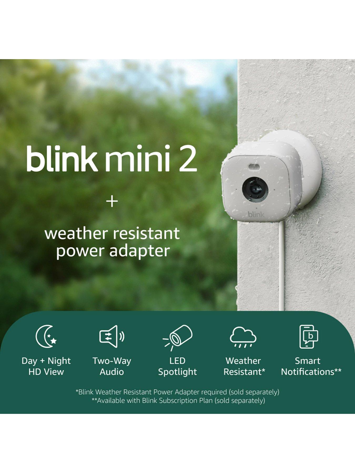 Image 2 of 6 of Blink Mini 2 2-Cam + 2 Weather Resistant Adapters