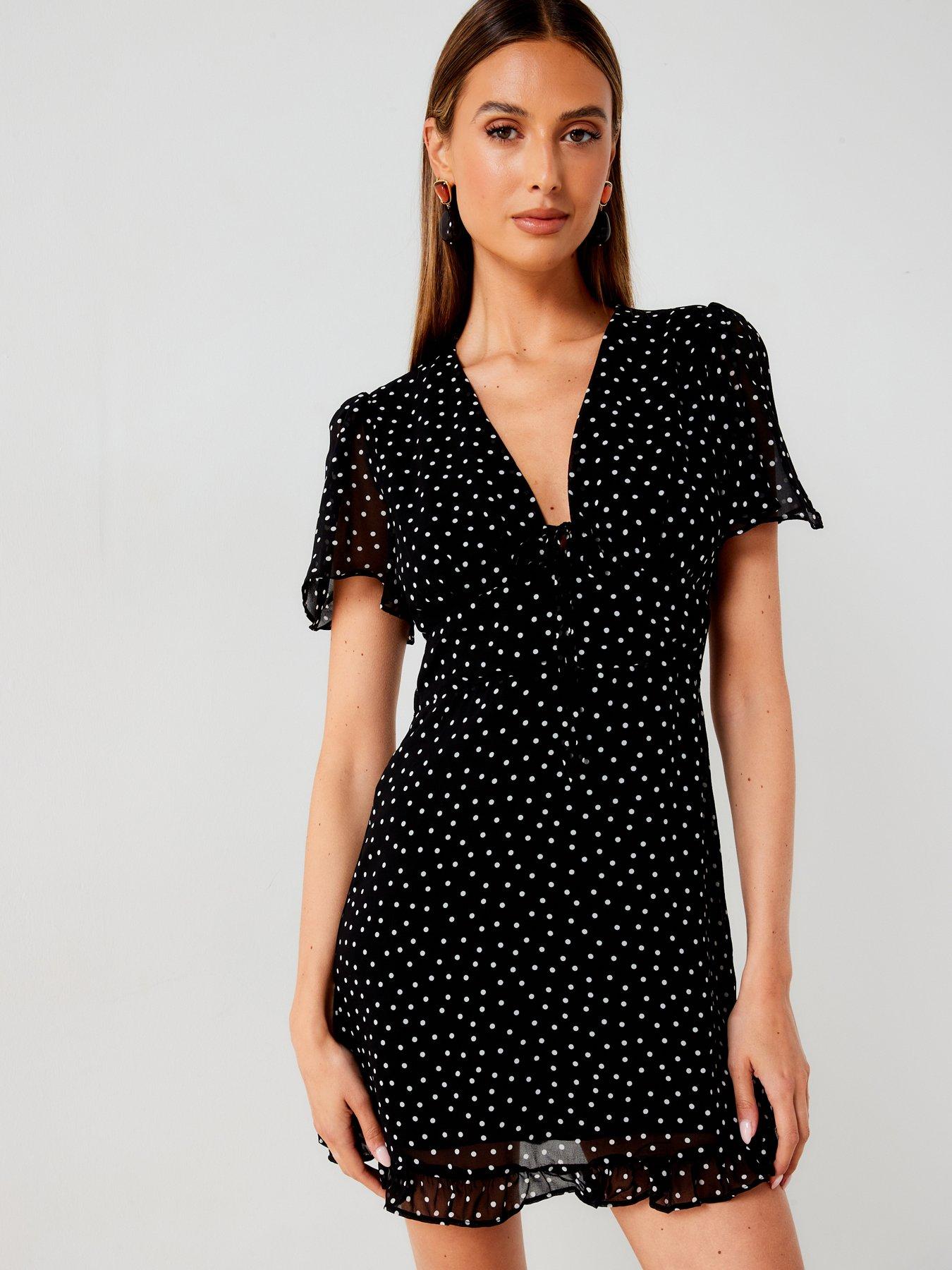 Littlewoods polka dot dress sales