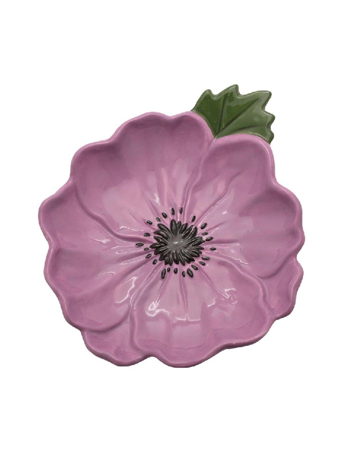 Image 6 of 6 of Hestia Set of 4 Bright Flower Plates