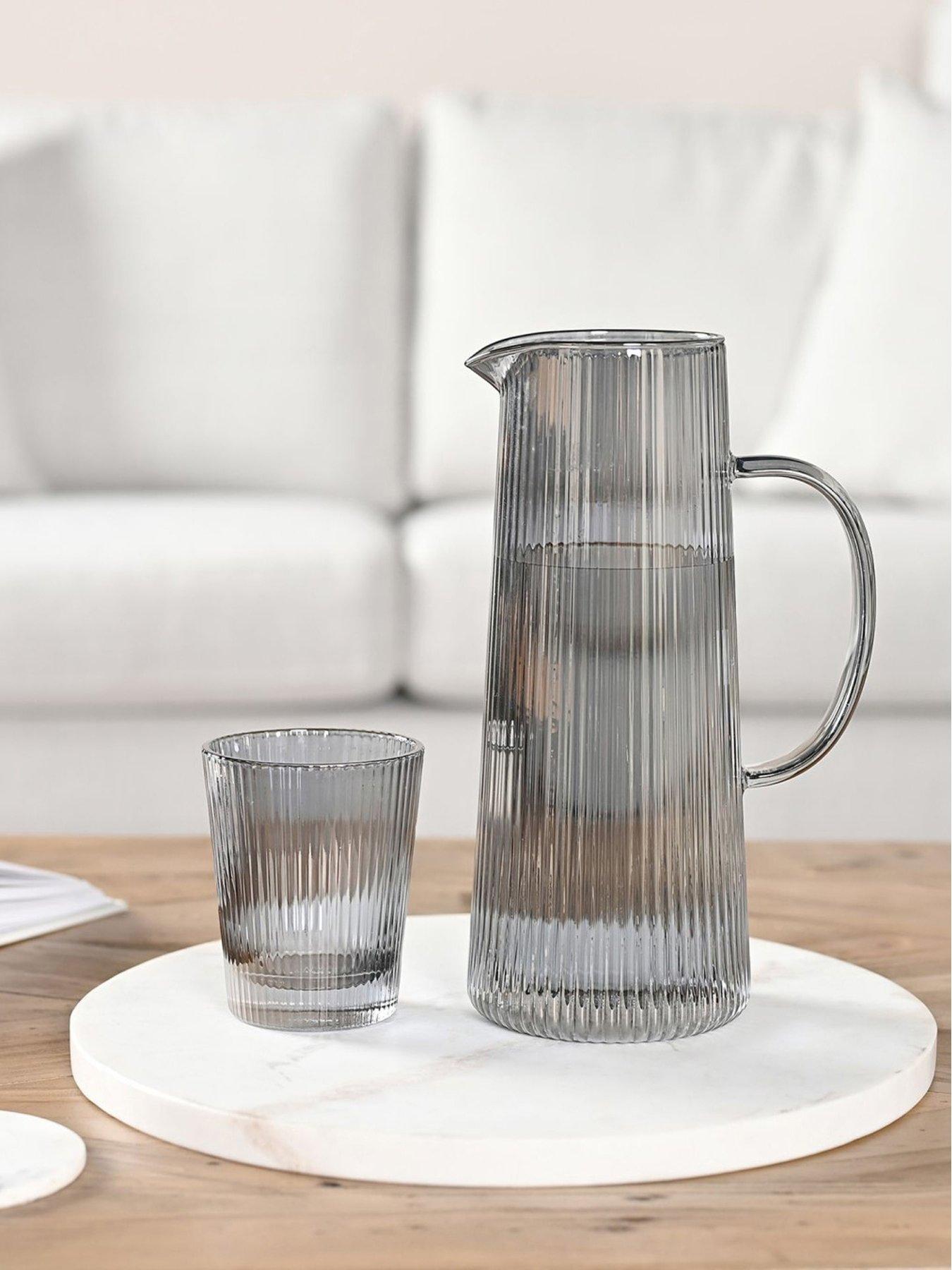  image of hestia-set-of-4-ribbed-glasses-grey