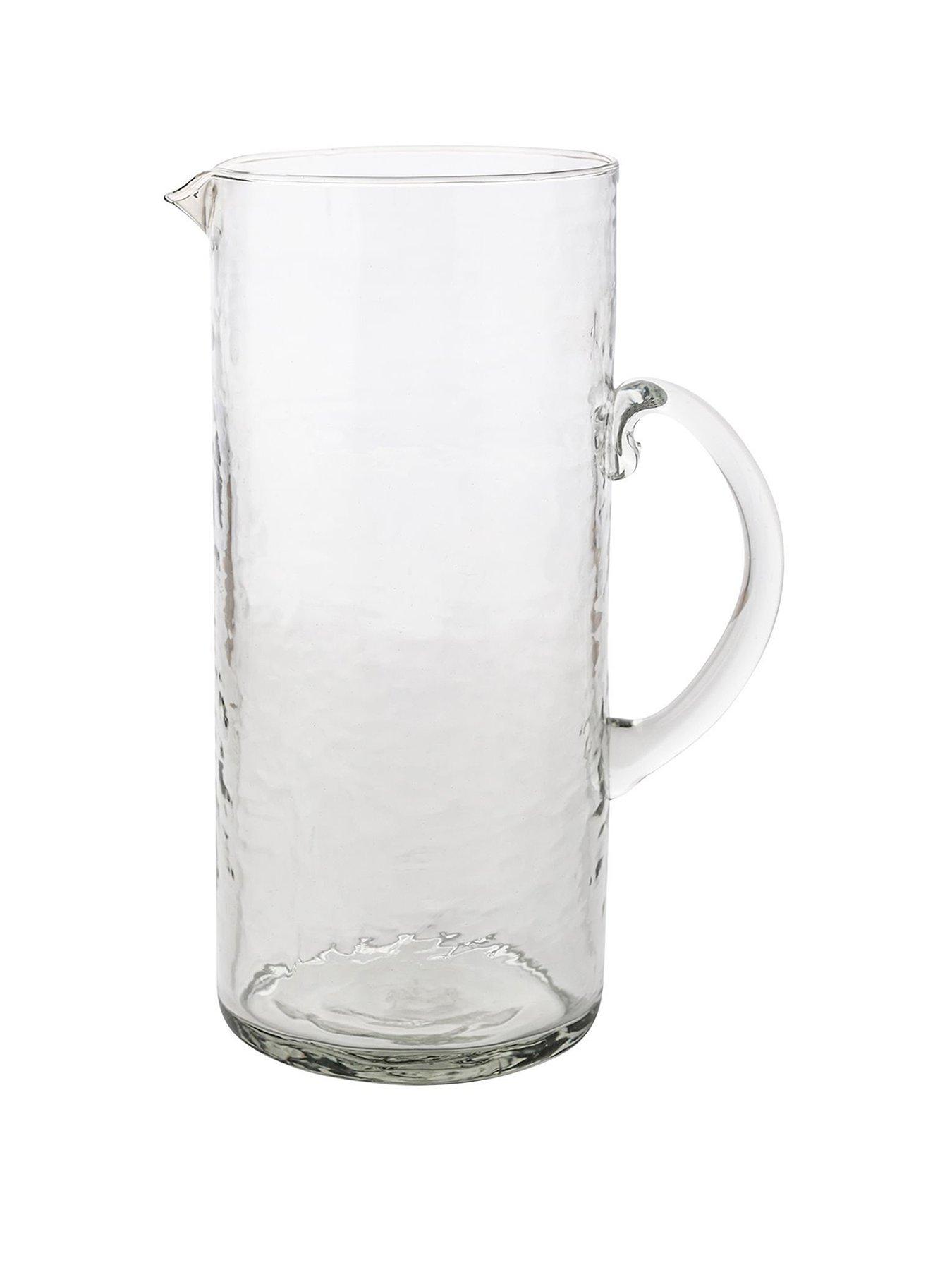  image of hestia-hammered-style-glass-jug