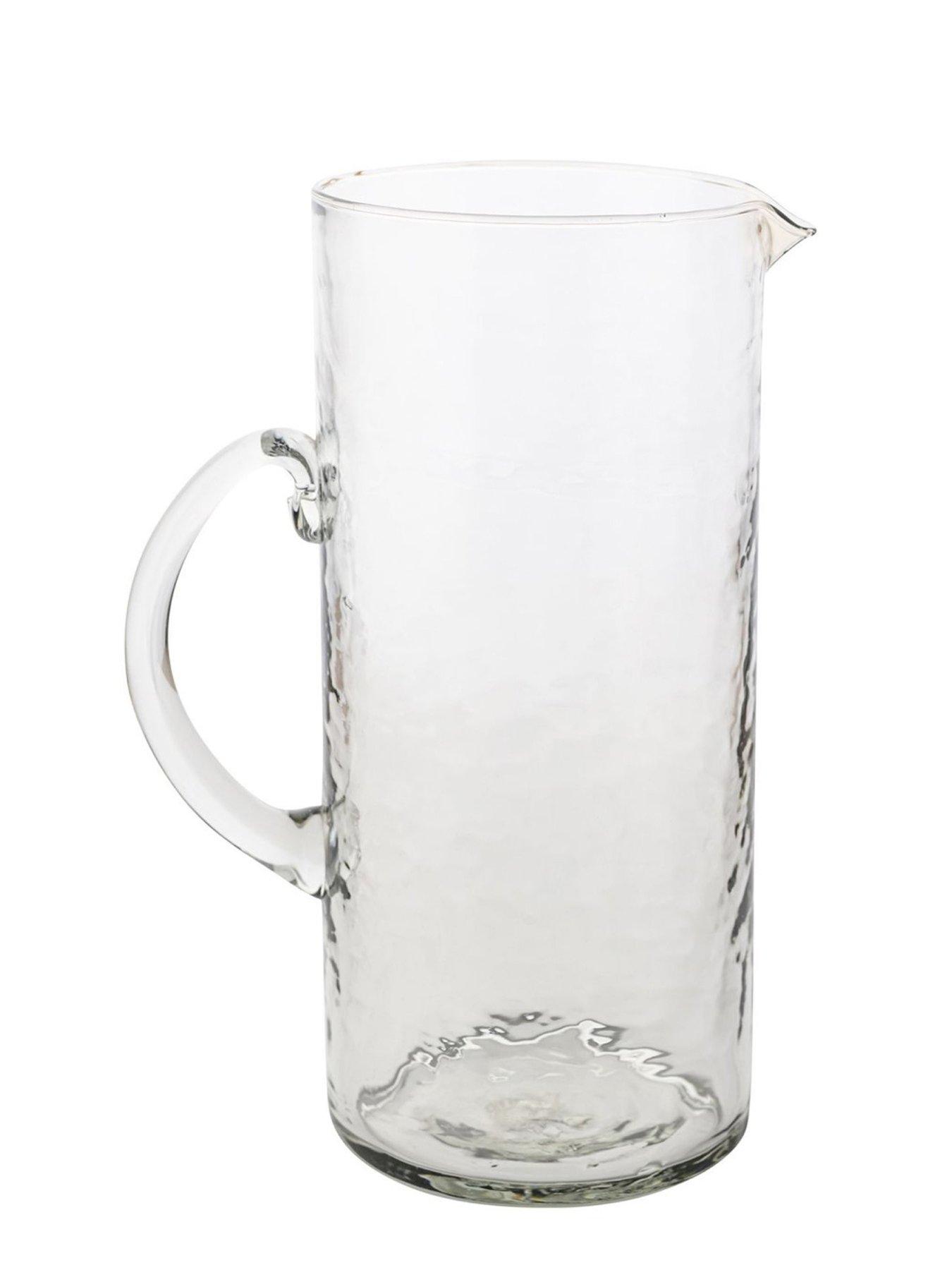  image of hestia-hammered-style-glass-jug