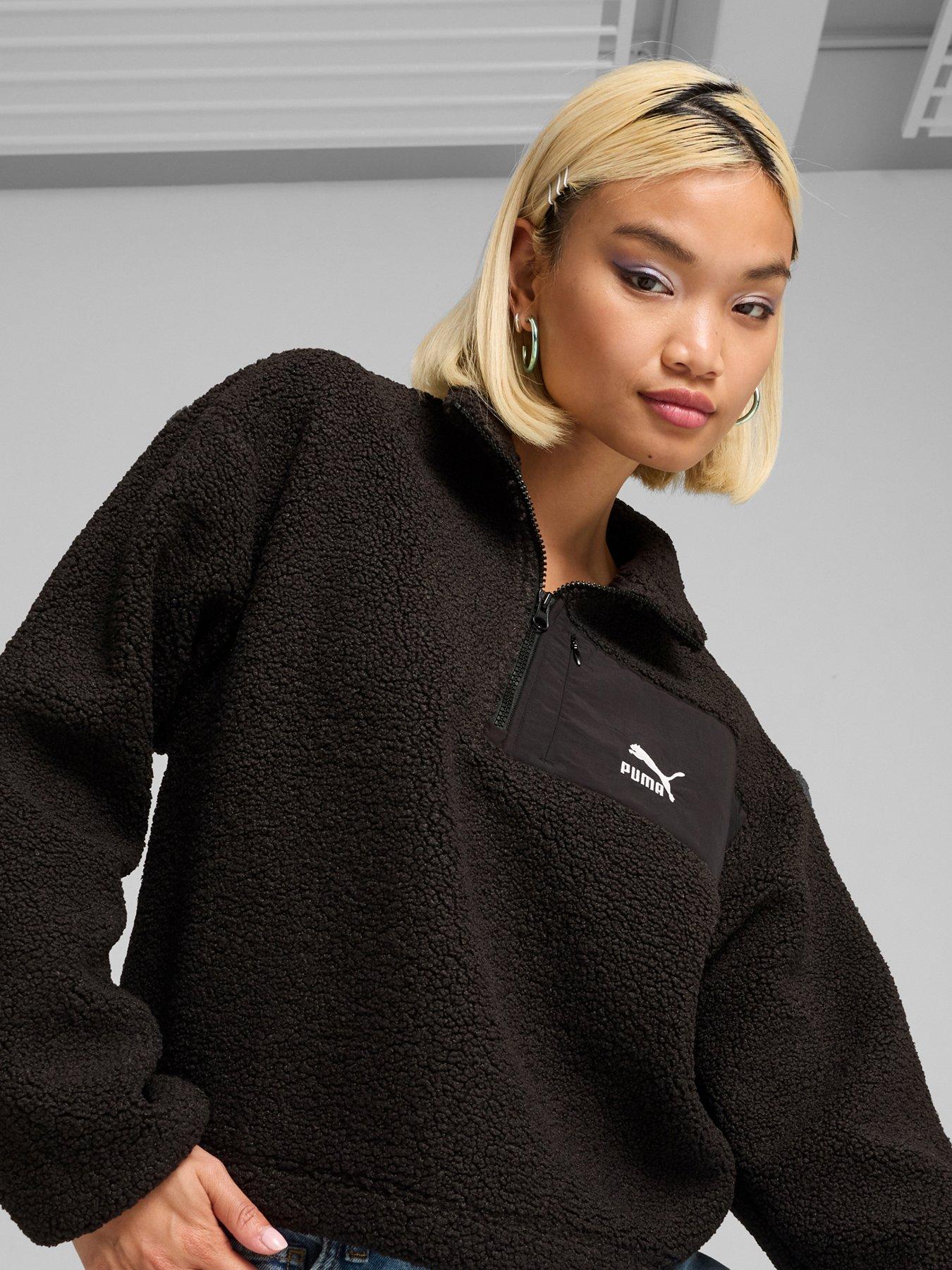 Puma Women's Classics Winterized Half-Zip - Black