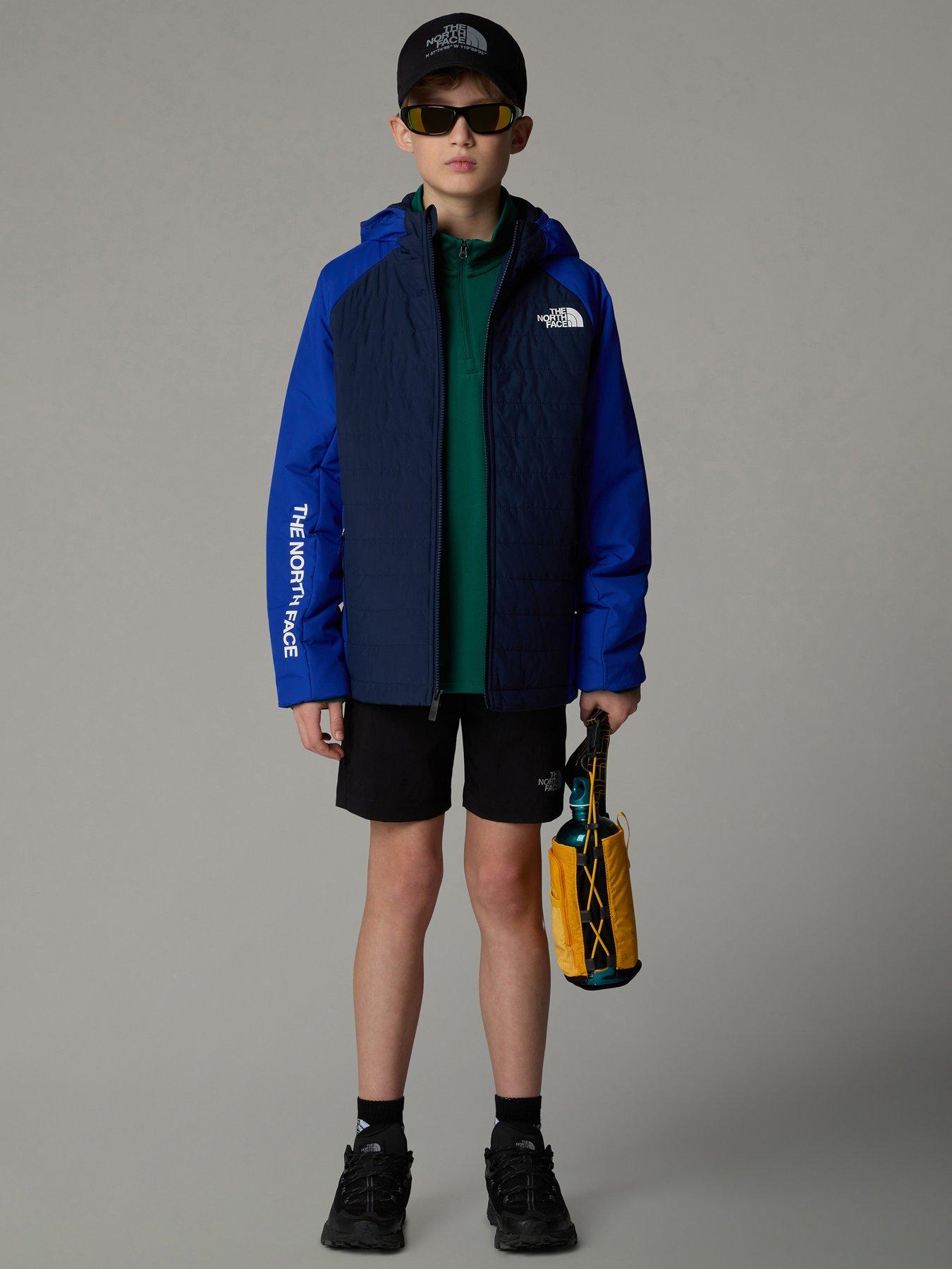  image of the-north-face-junior-boys-never-stop-synthetic-jacket-blue