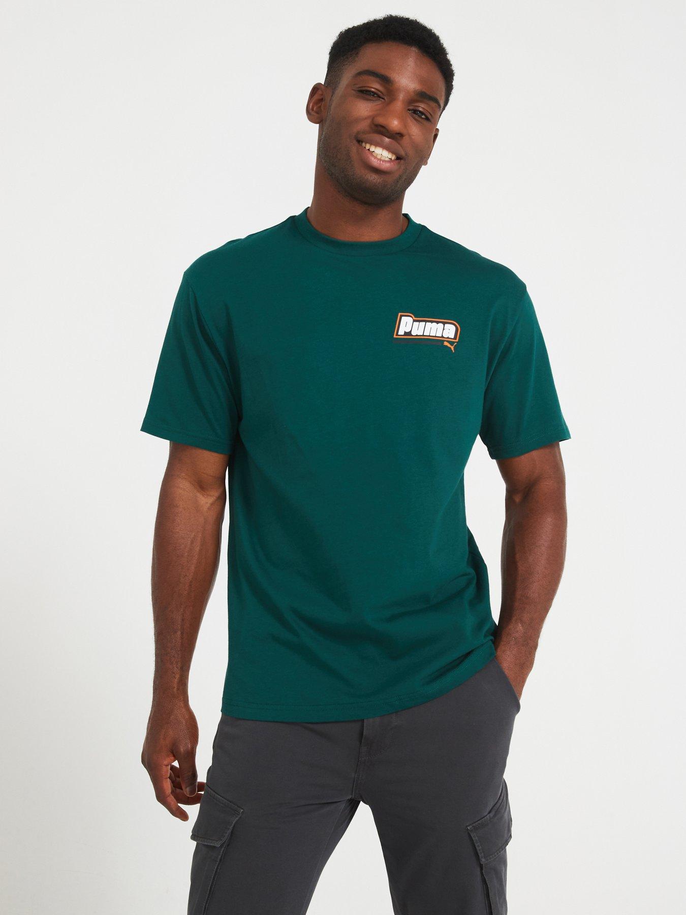 undefined Men's Logo Graphic III Tee - Dark Green
