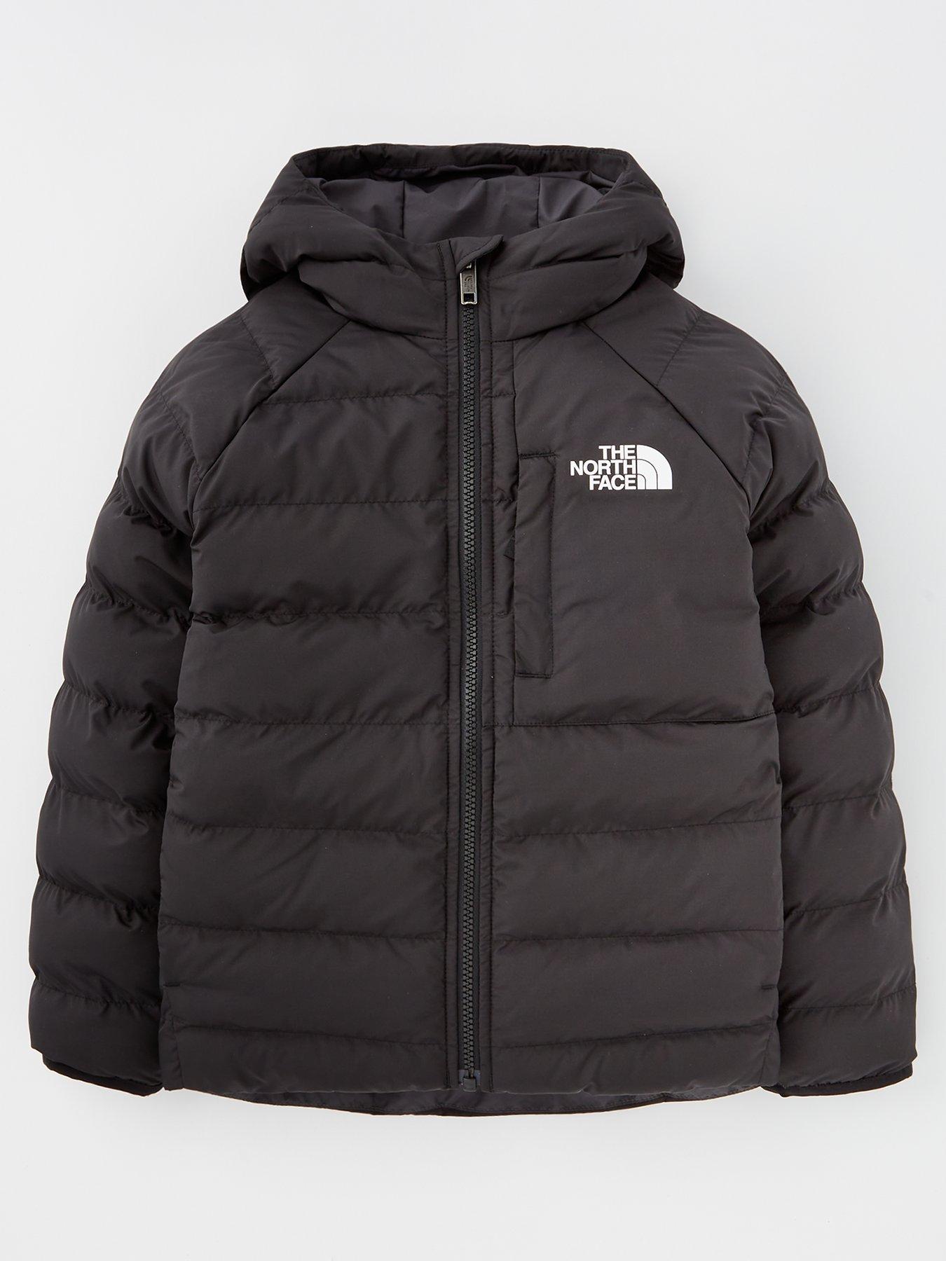 THE NORTH FACE Junior Kids Reversible Perrito Hooded Jacket Black littlewoods