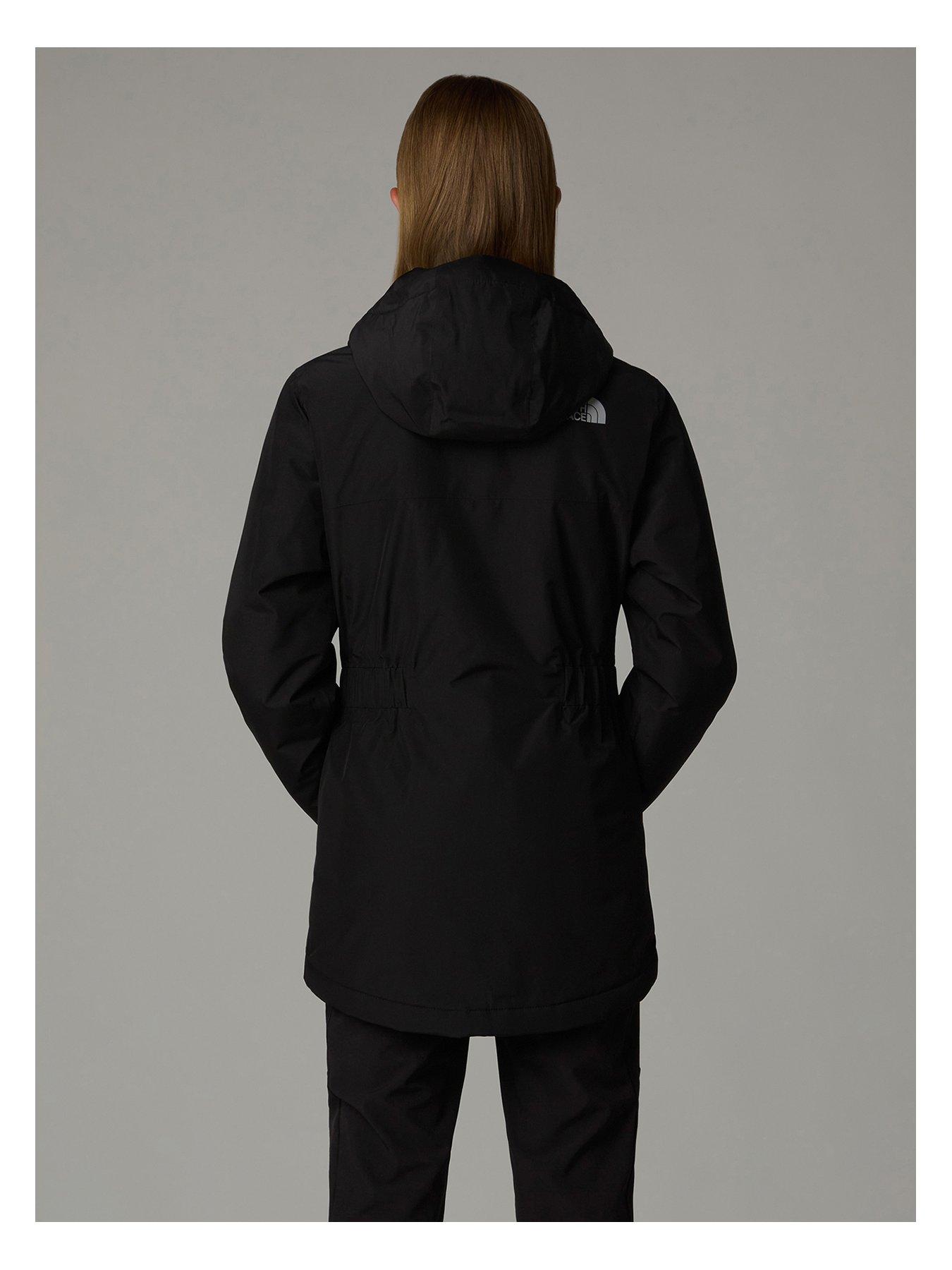  image of the-north-face-junior-girls-hikesteller-insulated-parka-black