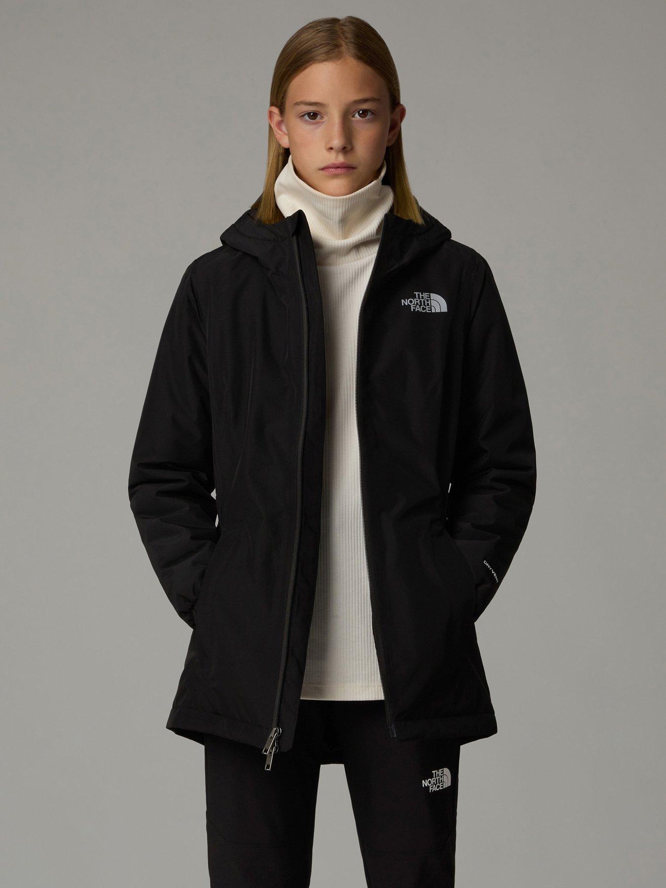  image of the-north-face-junior-girls-hikesteller-insulated-parka-black