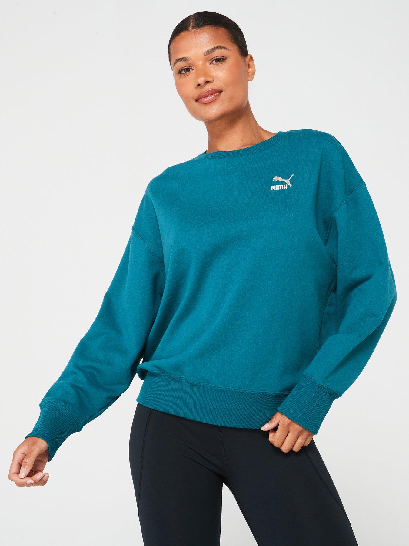 undefined Women's Better Classics Relaxed Crew Neck Sweatshirt - Green