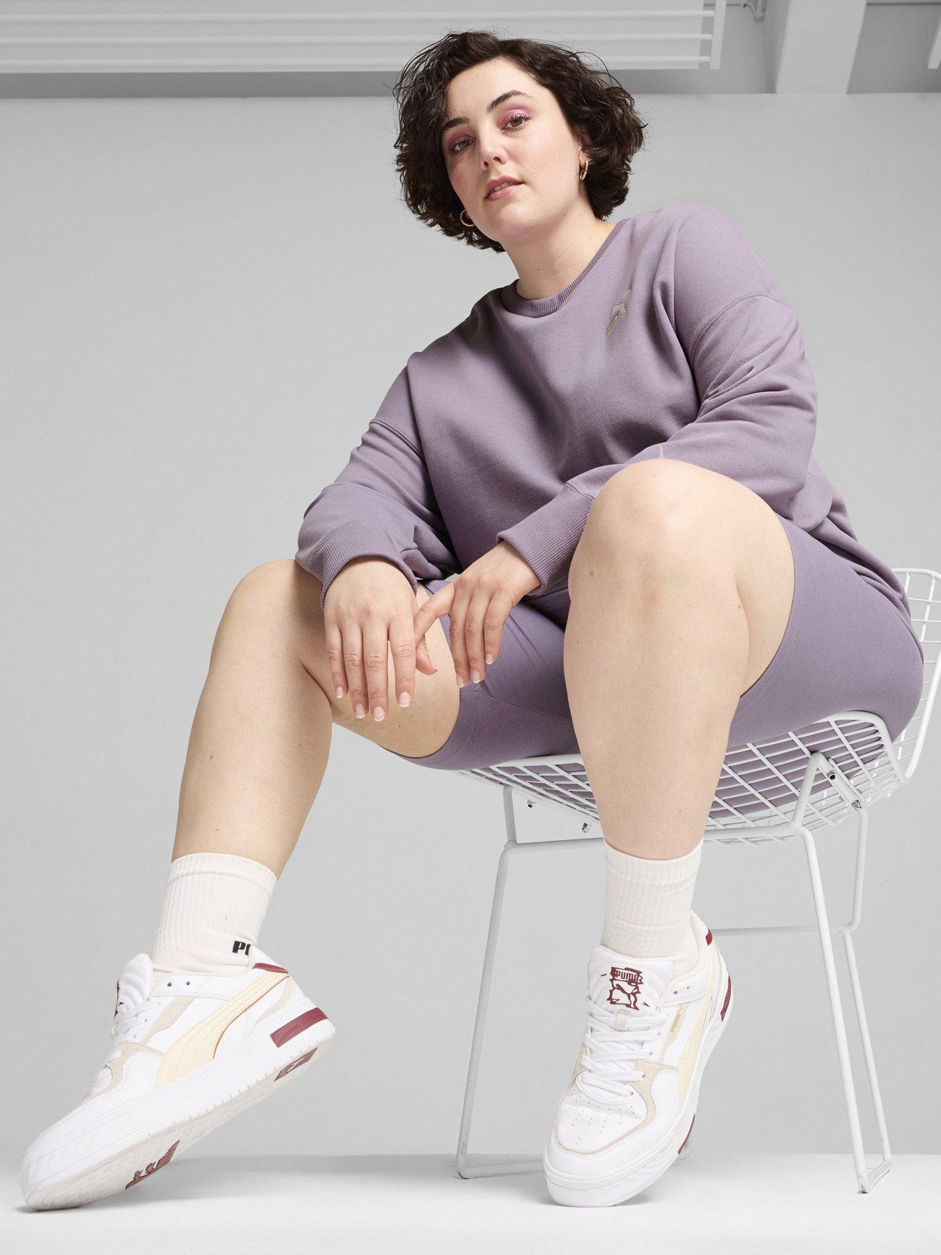  image of puma-womens-better-classics-relaxed-crew-purple