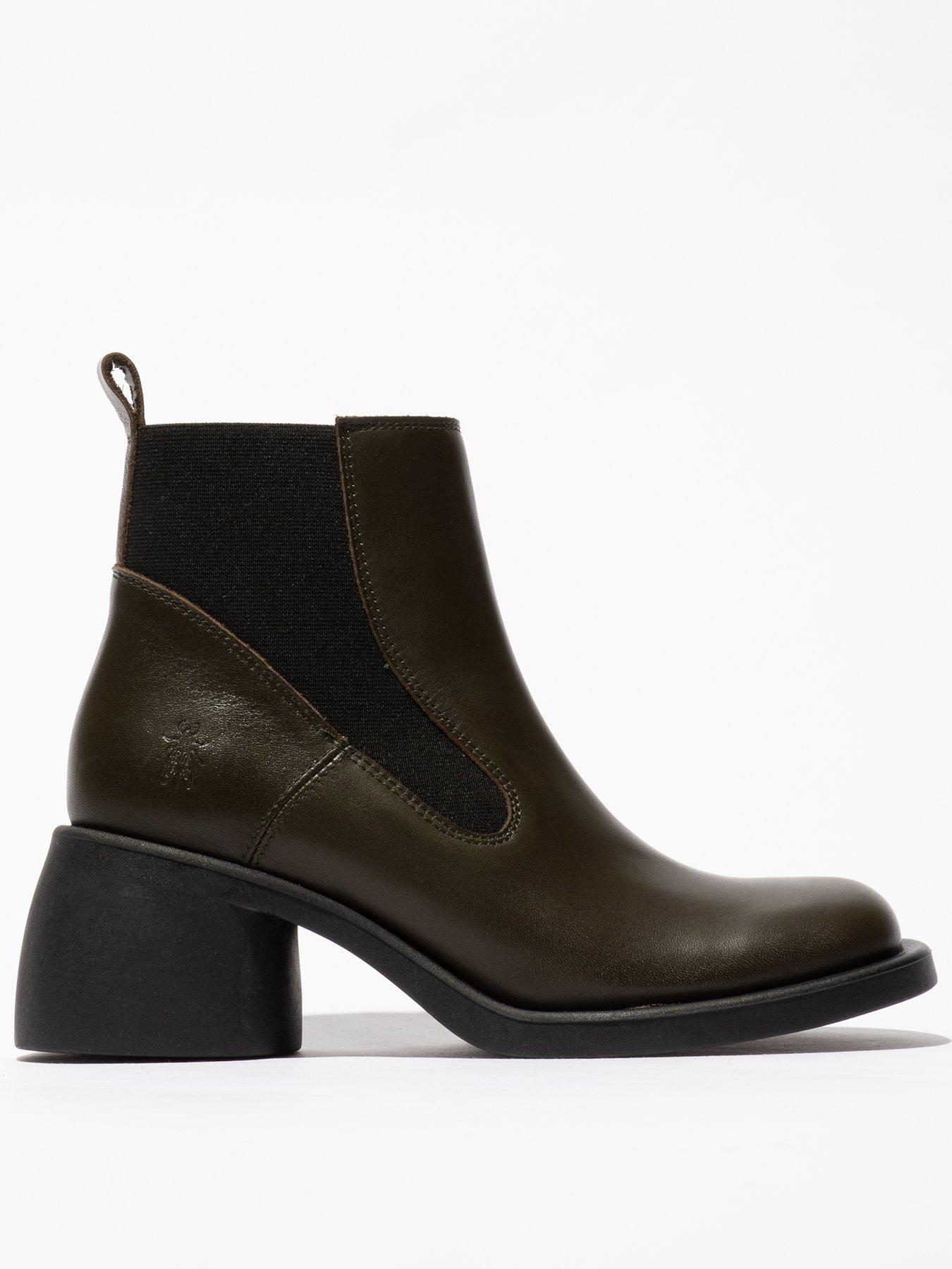  image of fly-london-hagy149fly-heeled-ankle-boot-military