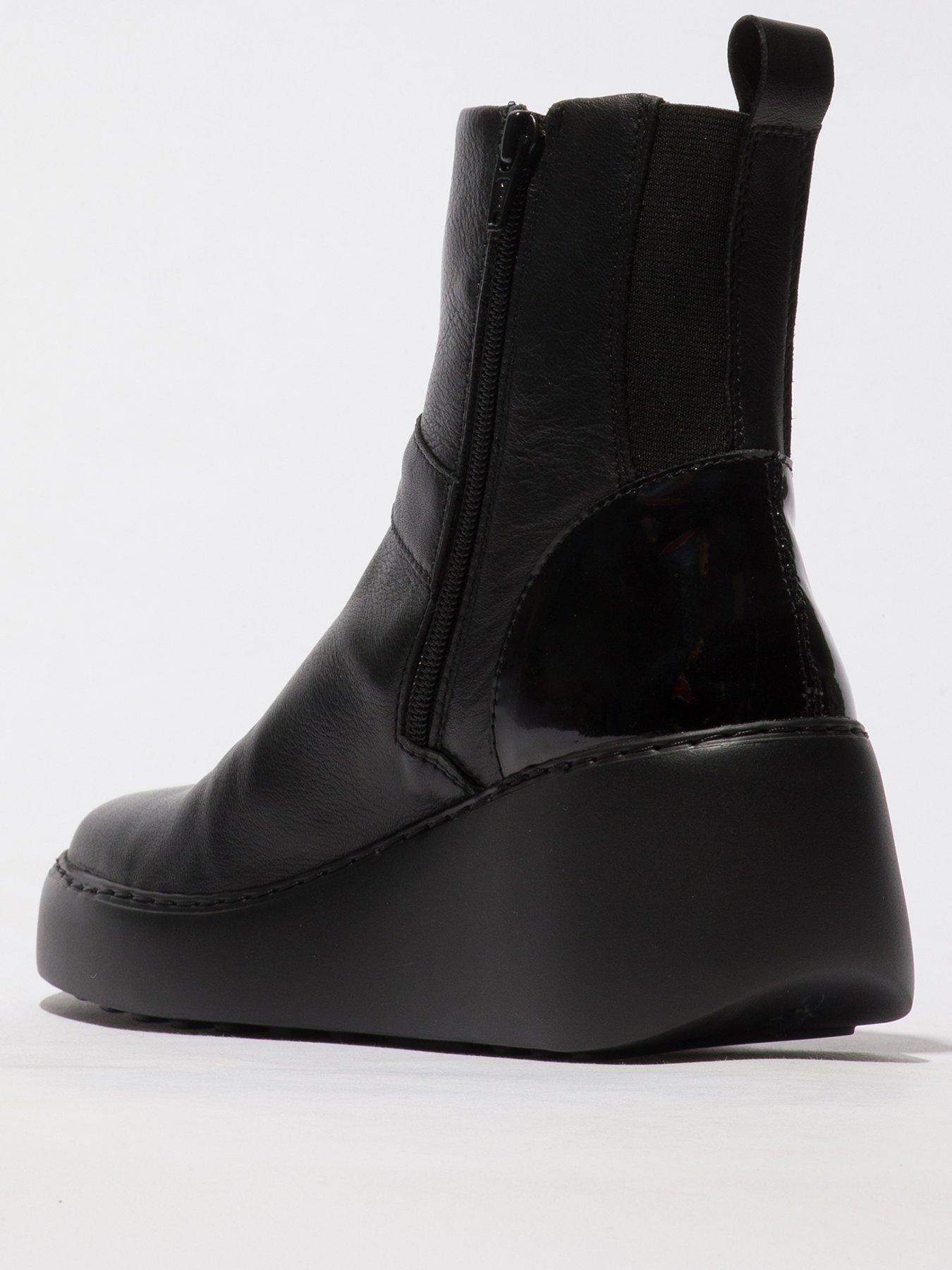 Image 3 of 4 of Fly London Doxe604fly Ankle Boot - Black
