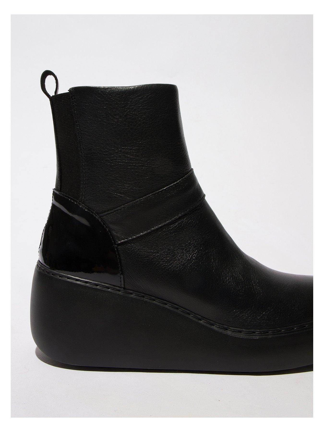 Image 4 of 4 of Fly London Doxe604fly Ankle Boot - Black