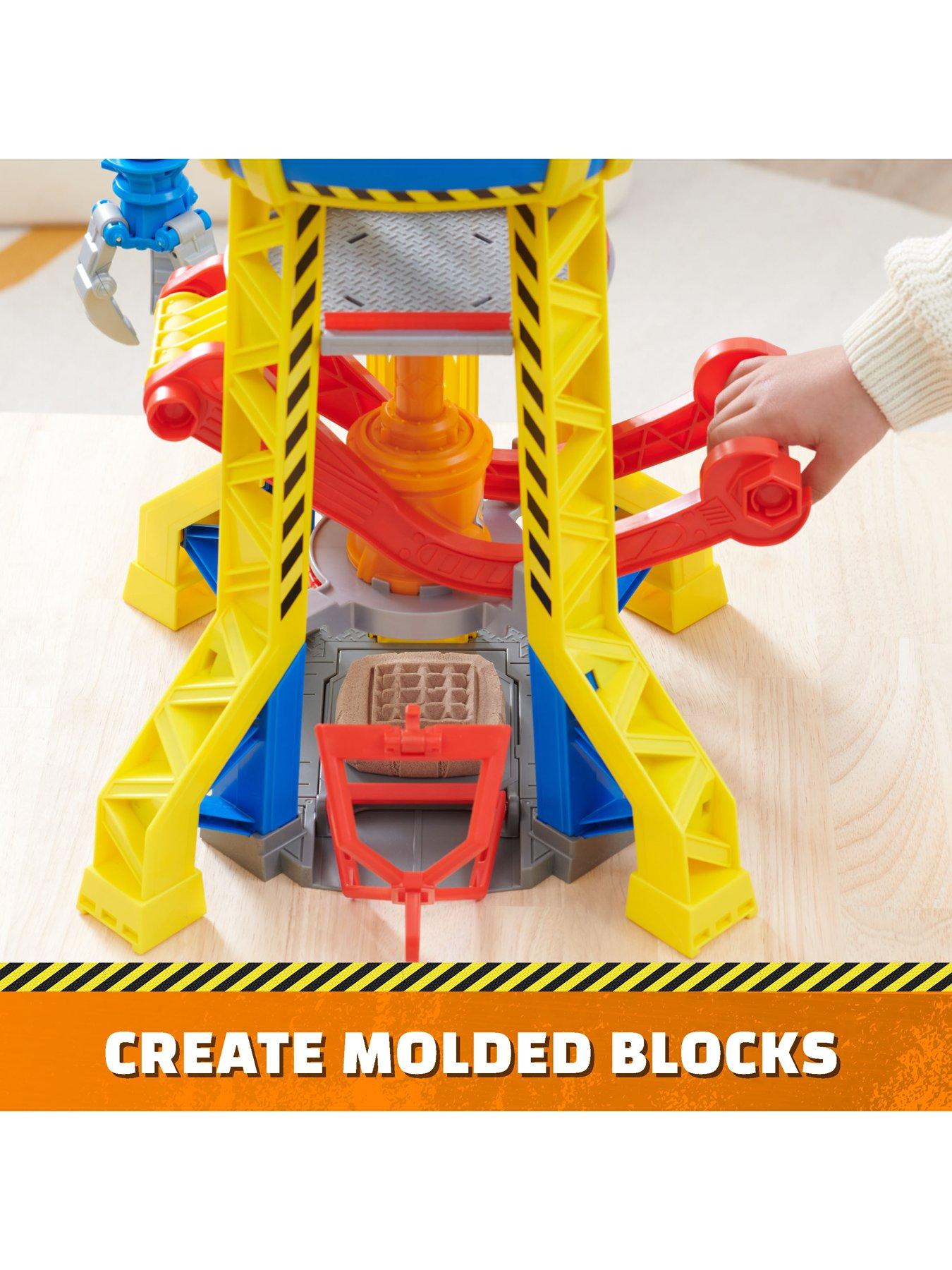  image of rubble-crew-barkyard-crane-tower-playset-with-kinetic-sand