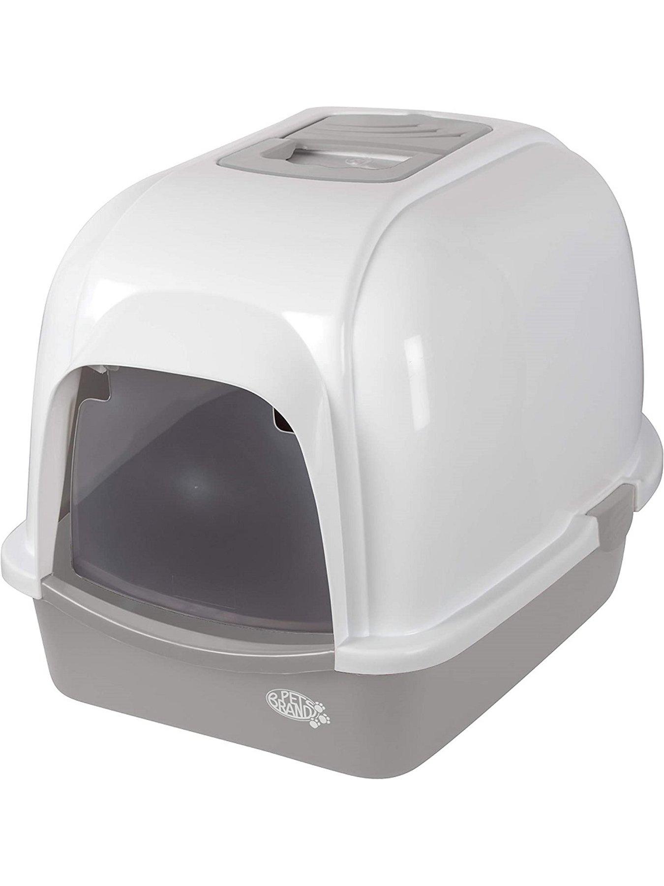  image of petsentials-oval-litter-tray-with-hood