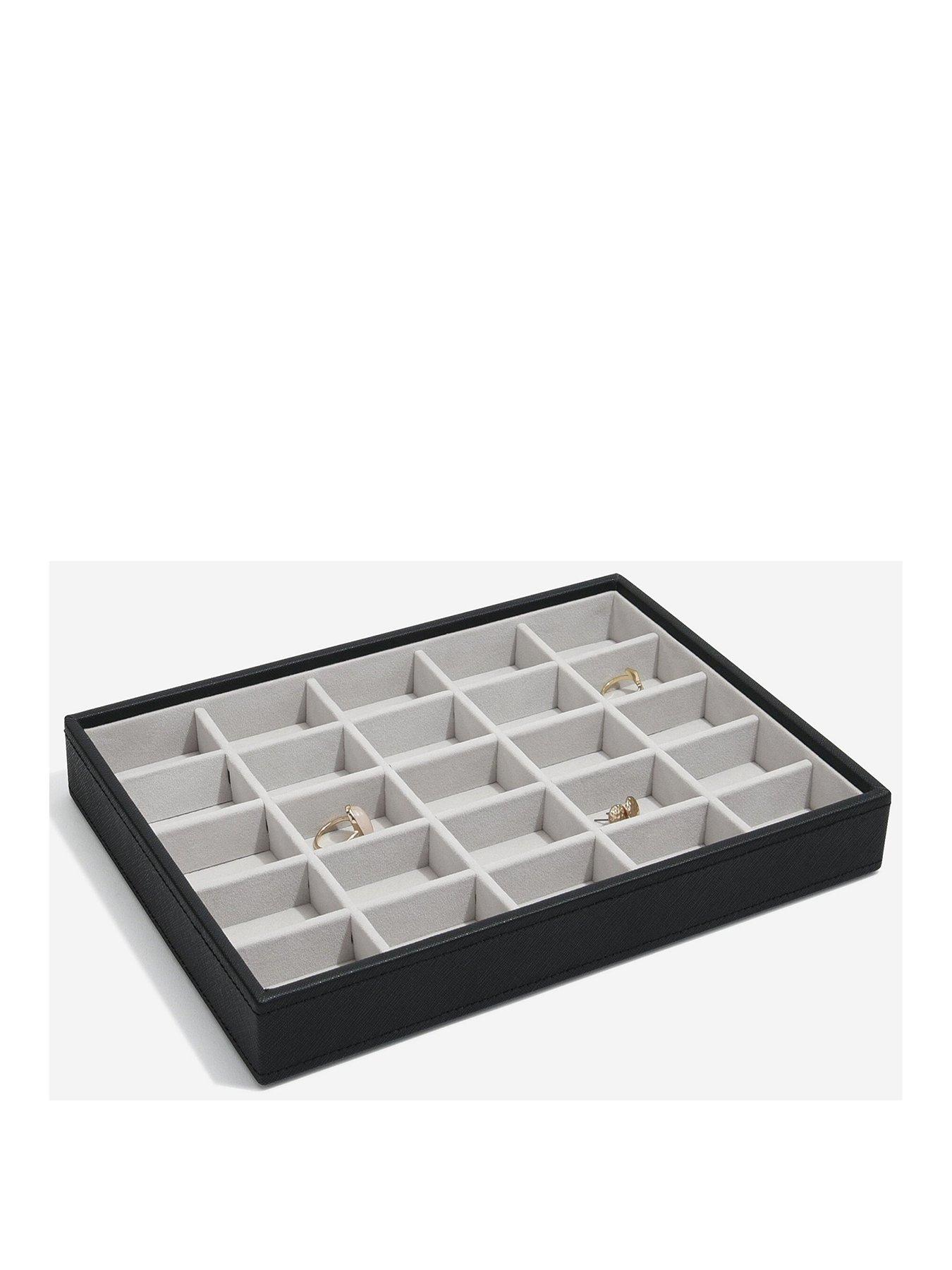 undefined Classic 25 Section Trinkets Tray - Black