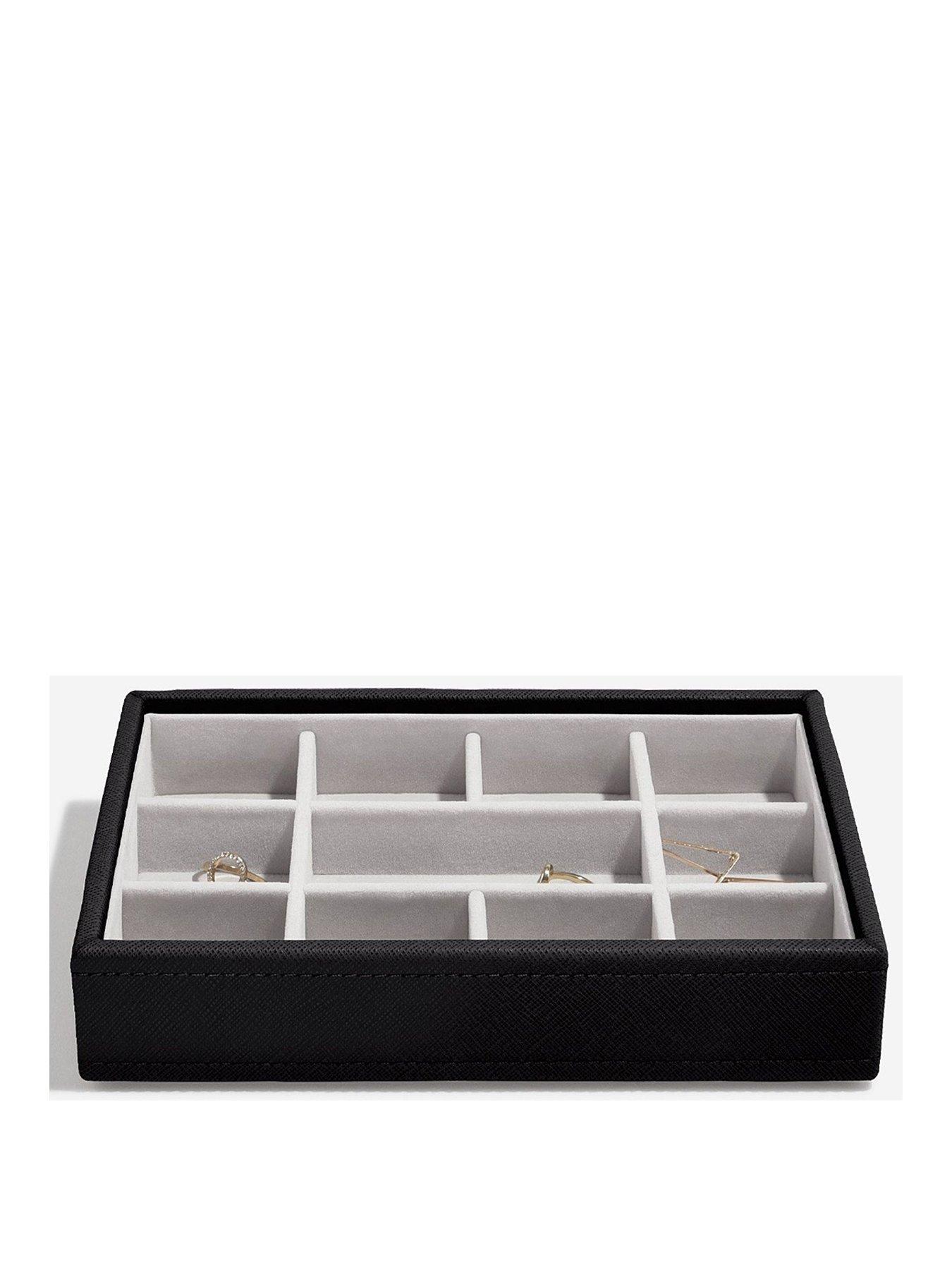 stackers-mini-11-section-tray-black