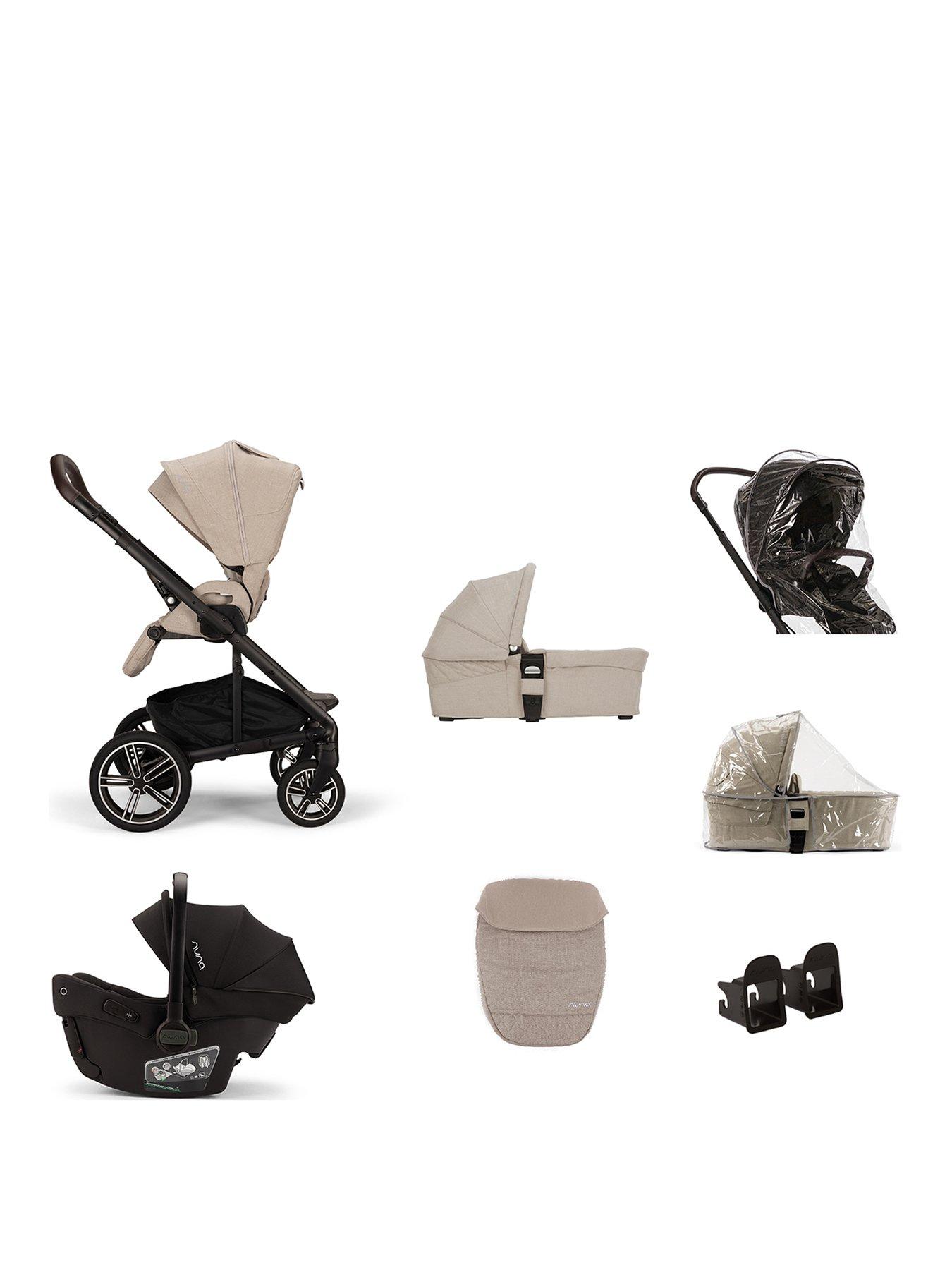 undefined MIXX next Urbn Bundle with PIPA urbn Car Seat - Biscotti