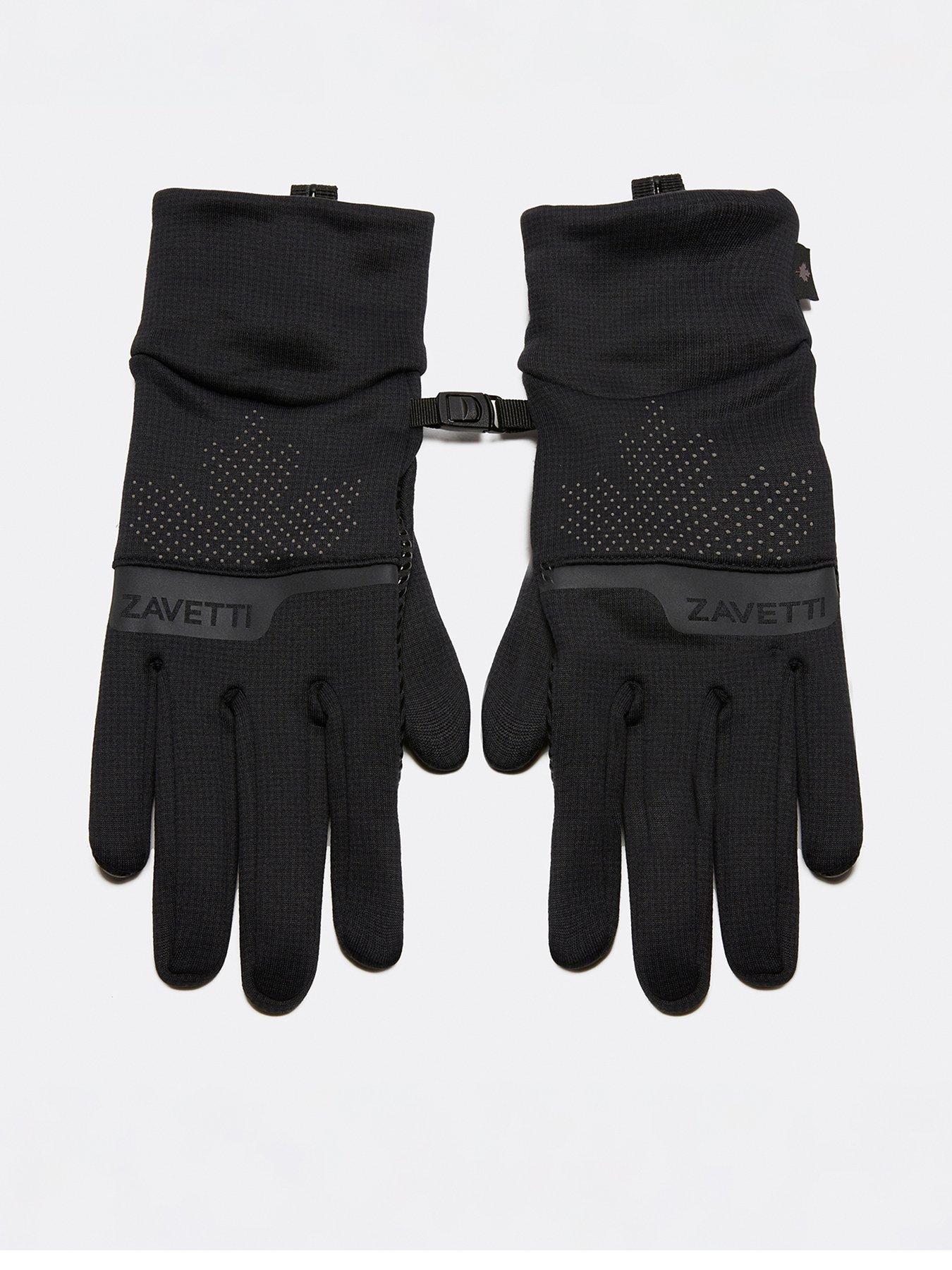 Image 1 of 4 of Zavetti Canada Forzari Poly Knitted Gloves - Black