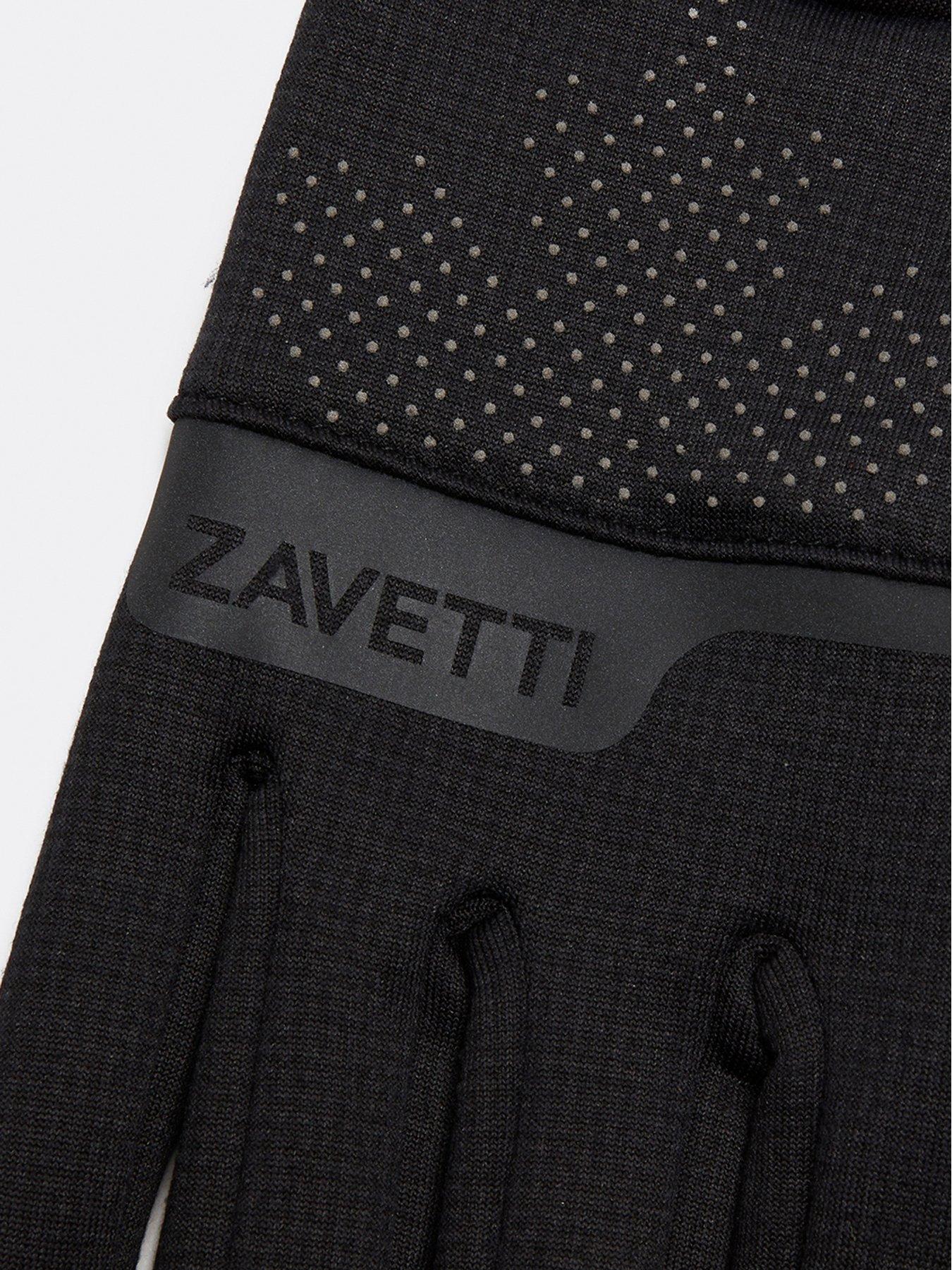 Image 3 of 4 of Zavetti Canada Forzari Poly Knitted Gloves - Black