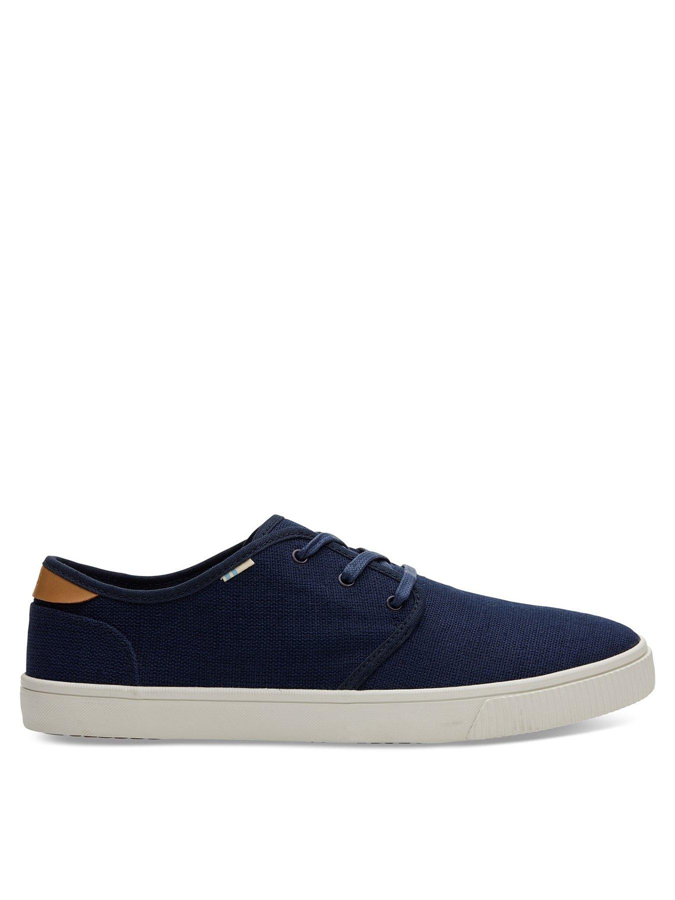 TOMS Carlo Lace up Sneaker Navy littlewoods