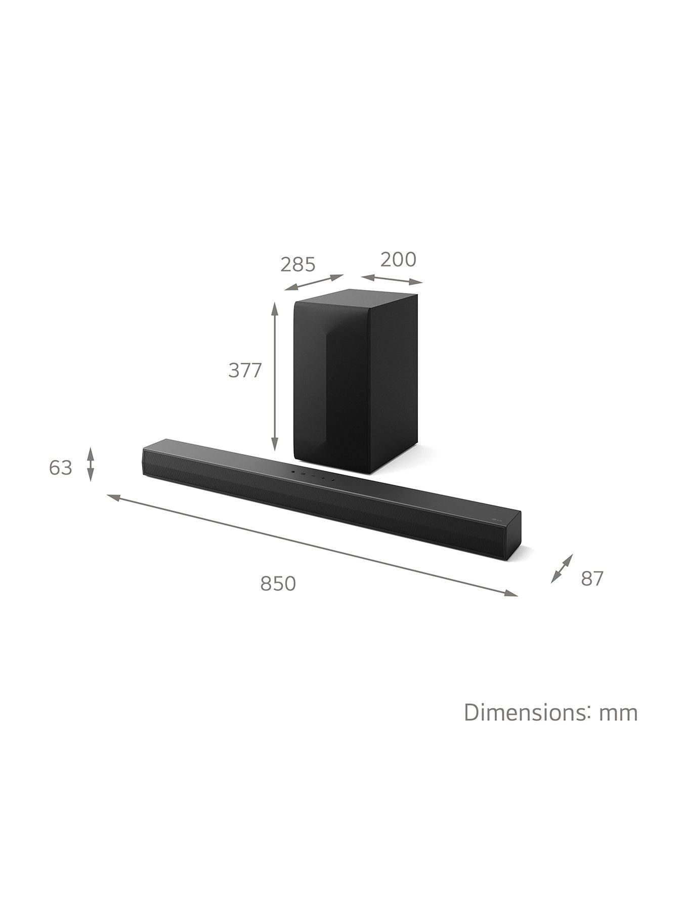 Image 2 of 7 of LG US60T Soundbar &ndash; Compact Soundbar with Powerful Audio