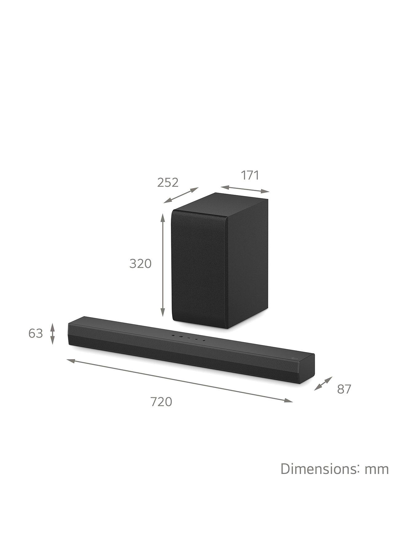  image of lg-us40t-bluetooth-soundbar-with-wireless-subwoofer