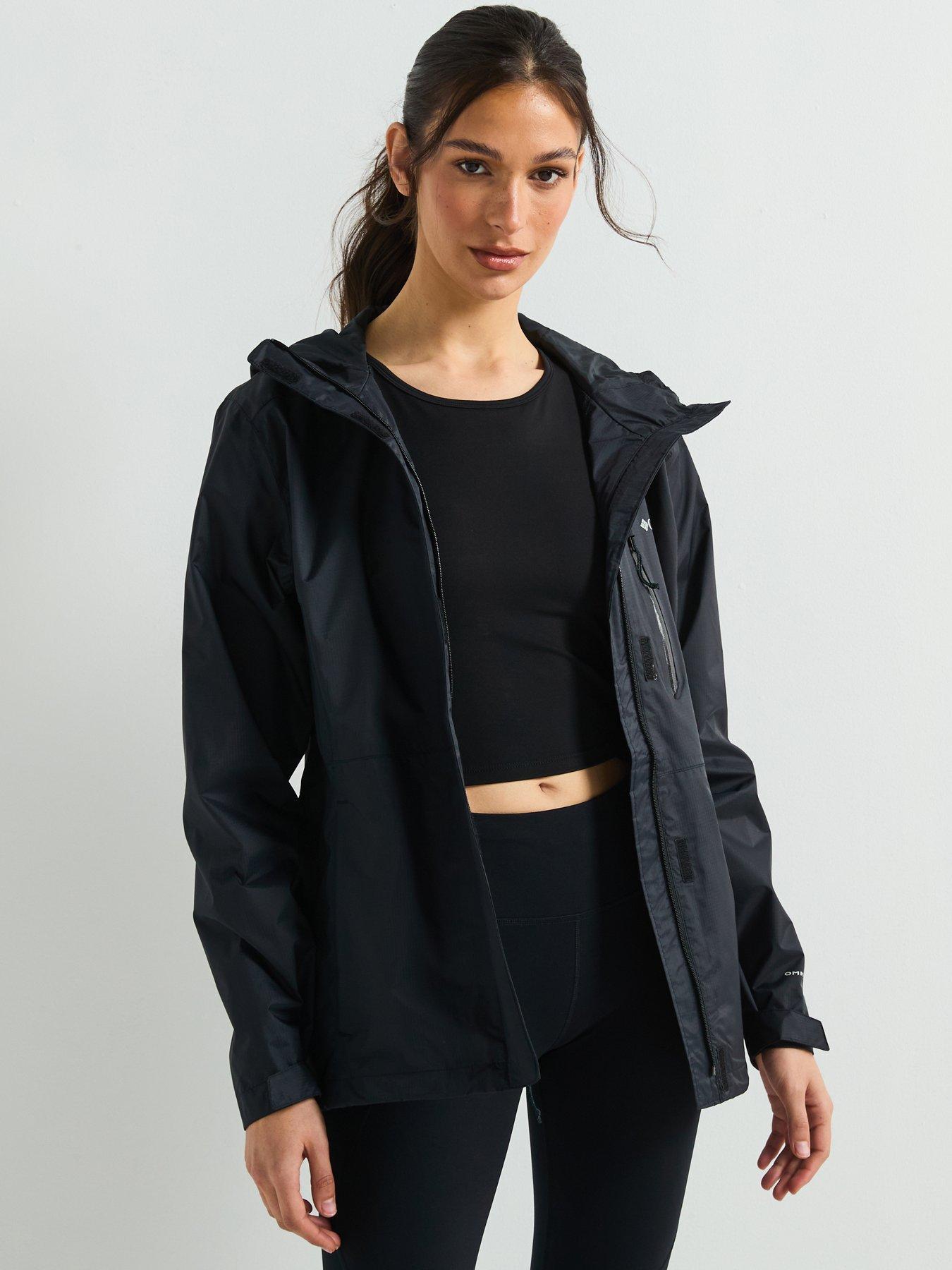 Image 1 of 6 of Columbia Women's Pouring Adventure III Jacket - Black