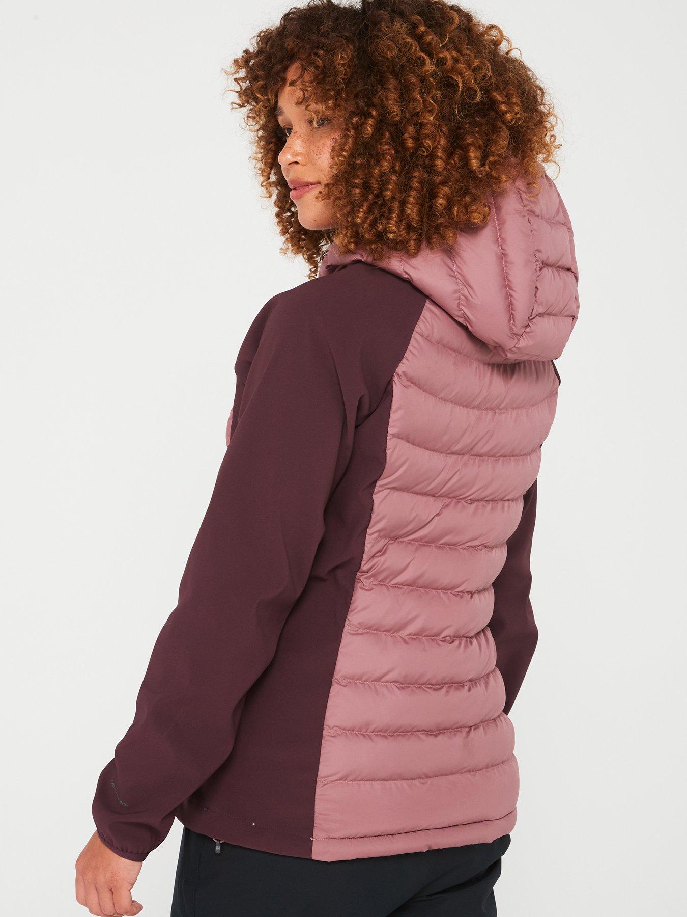 Image 2 of 4 of Columbia Women's Powder Lite II Hybrid Hooded Jacket - Purple